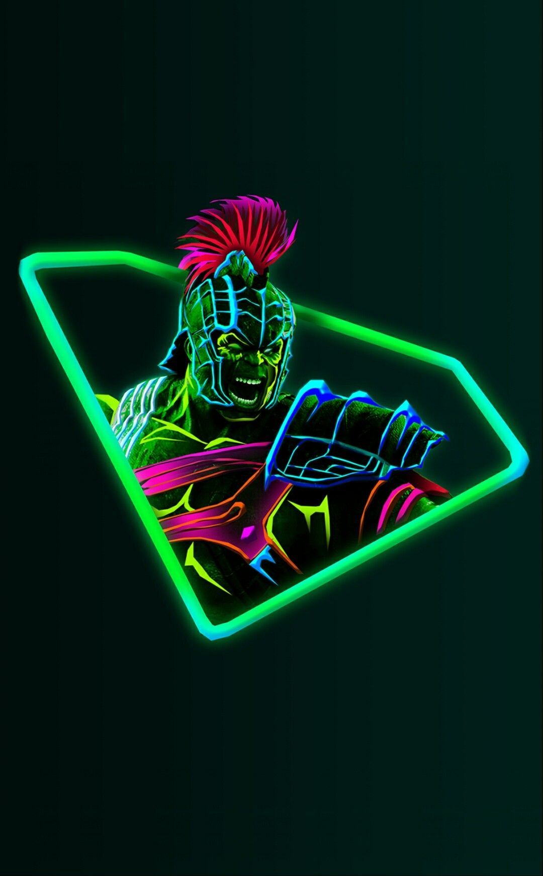 Hulk:Marvel Neon Wallpaper. Avengers wallpaper, Marvel superheroes, Avengers