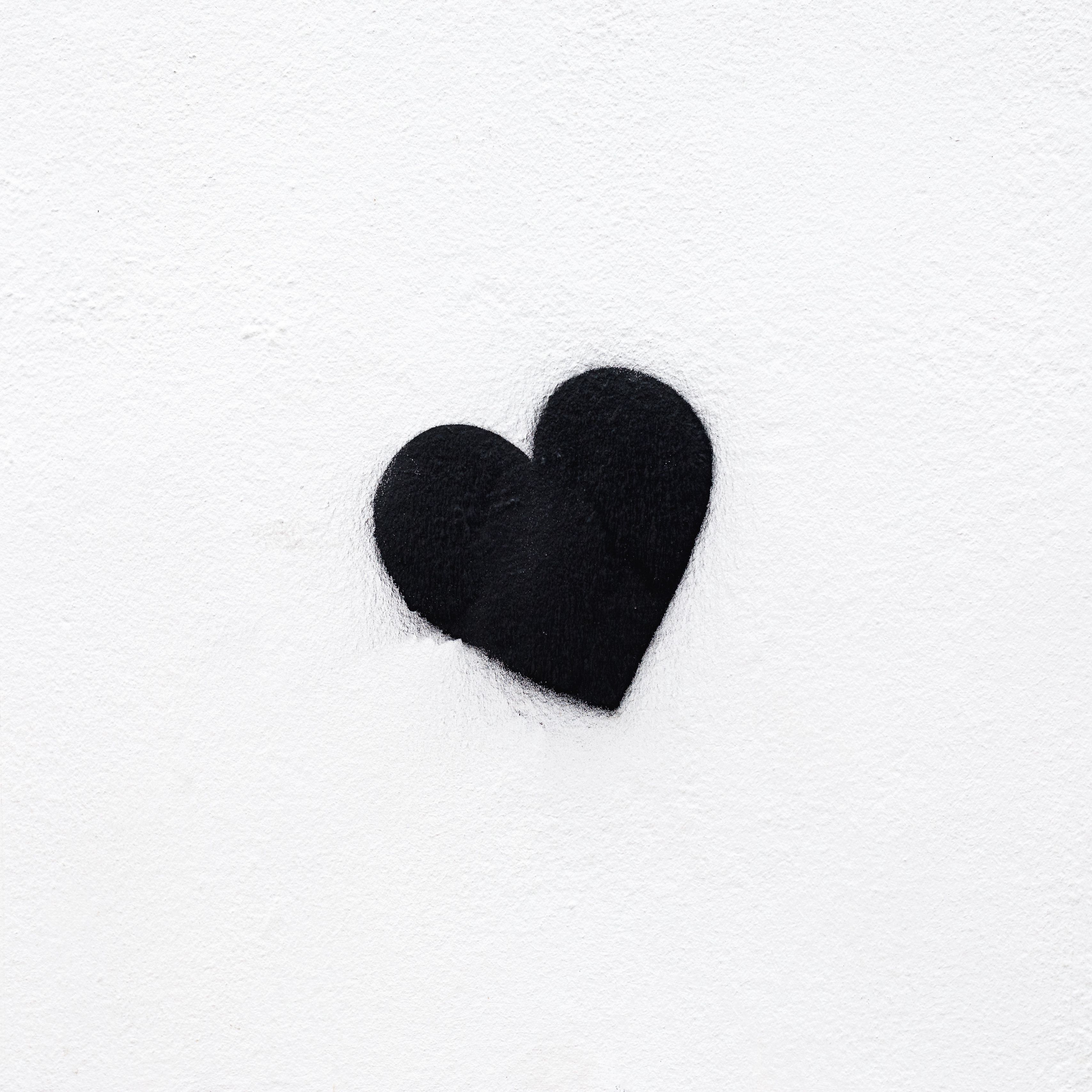 Background Black White Wallpaper Heart .walpaperlist.com