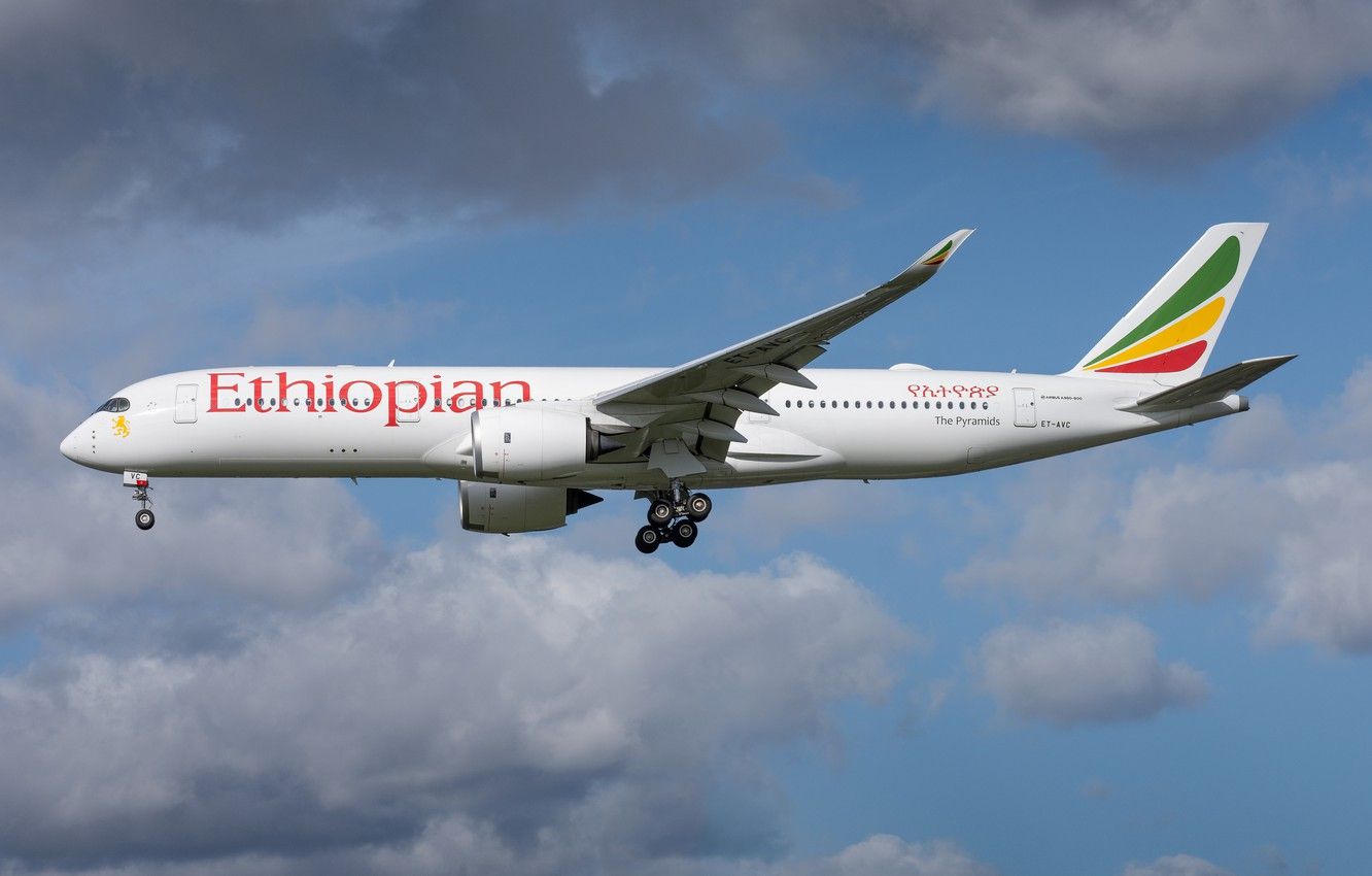 Wallpaper Airbus, A350 900, Ethiopian .goodfon.com
