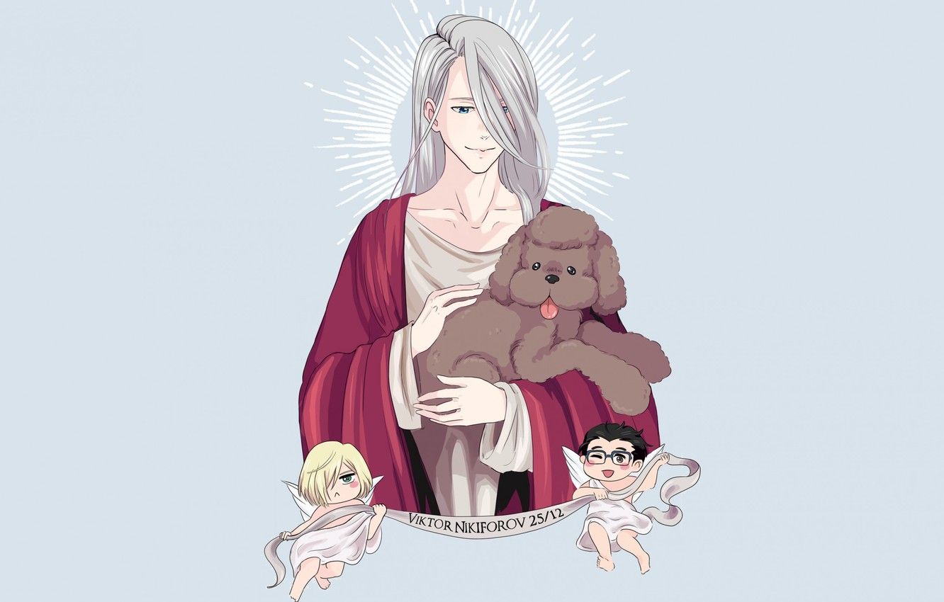 Wallpaper anime, art, Yuri on Ice, Yuri .anime.goodfon.com