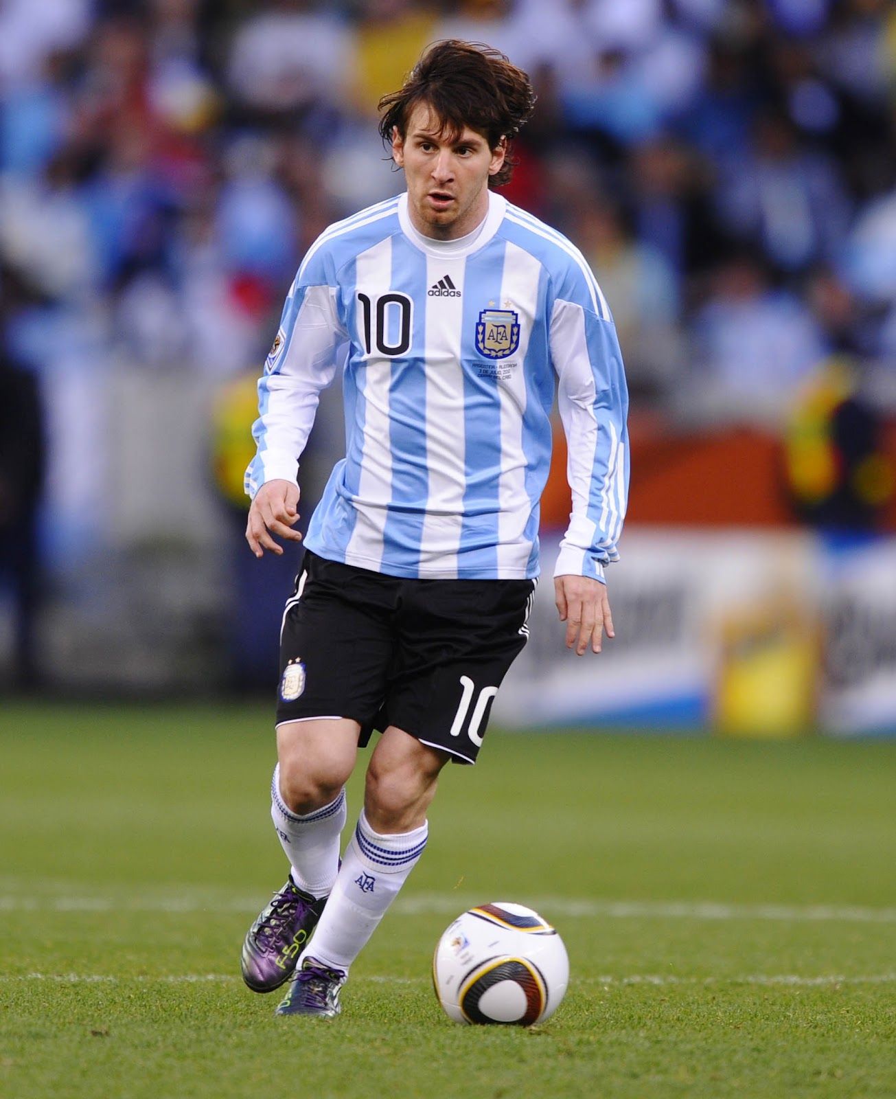 Lionel Messi Argentina Jersey HQtopfootballerwallpaper.blogspot.com