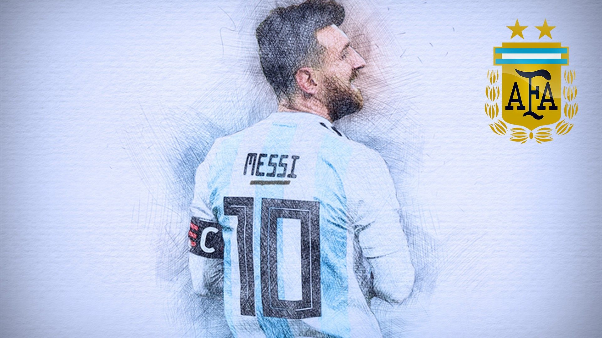 Best Messi Argentina Wallpaper With Image Resolution Argentina Drawing HD Wallpaper