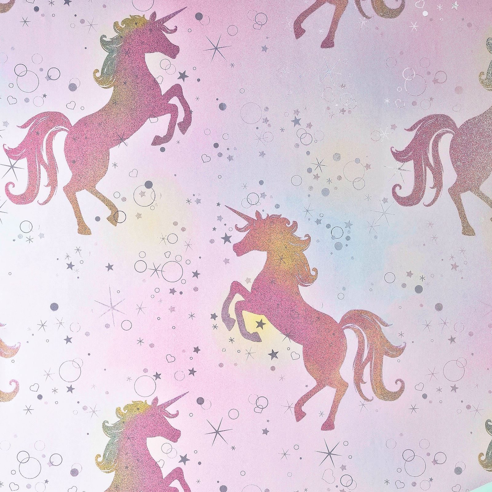 GIRLS KIDS WALLPAPER FLAMINGO UNICORN .ebay.com · In stock