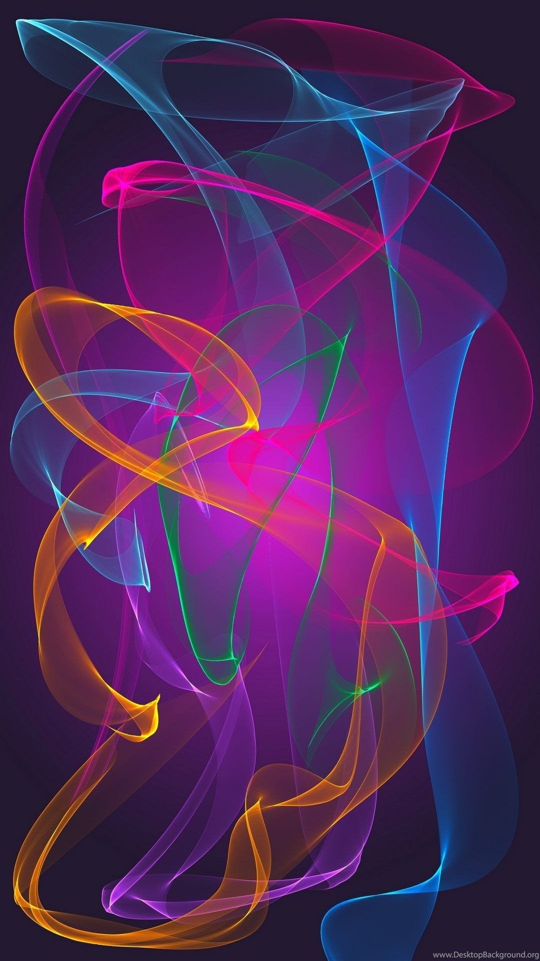 Abstract Neon Colors iPhone 6 Plus .desktopbackground.org