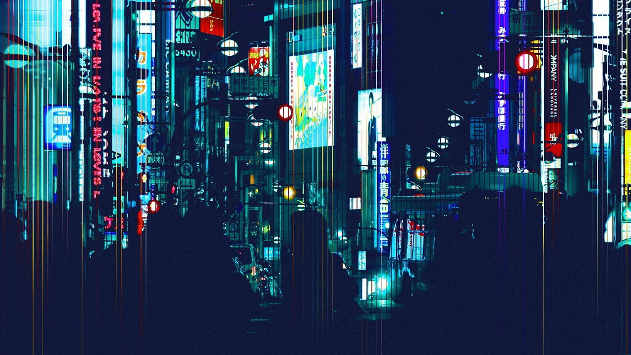 wallpaper 1280x720 city, night city .wallpapercraft.com