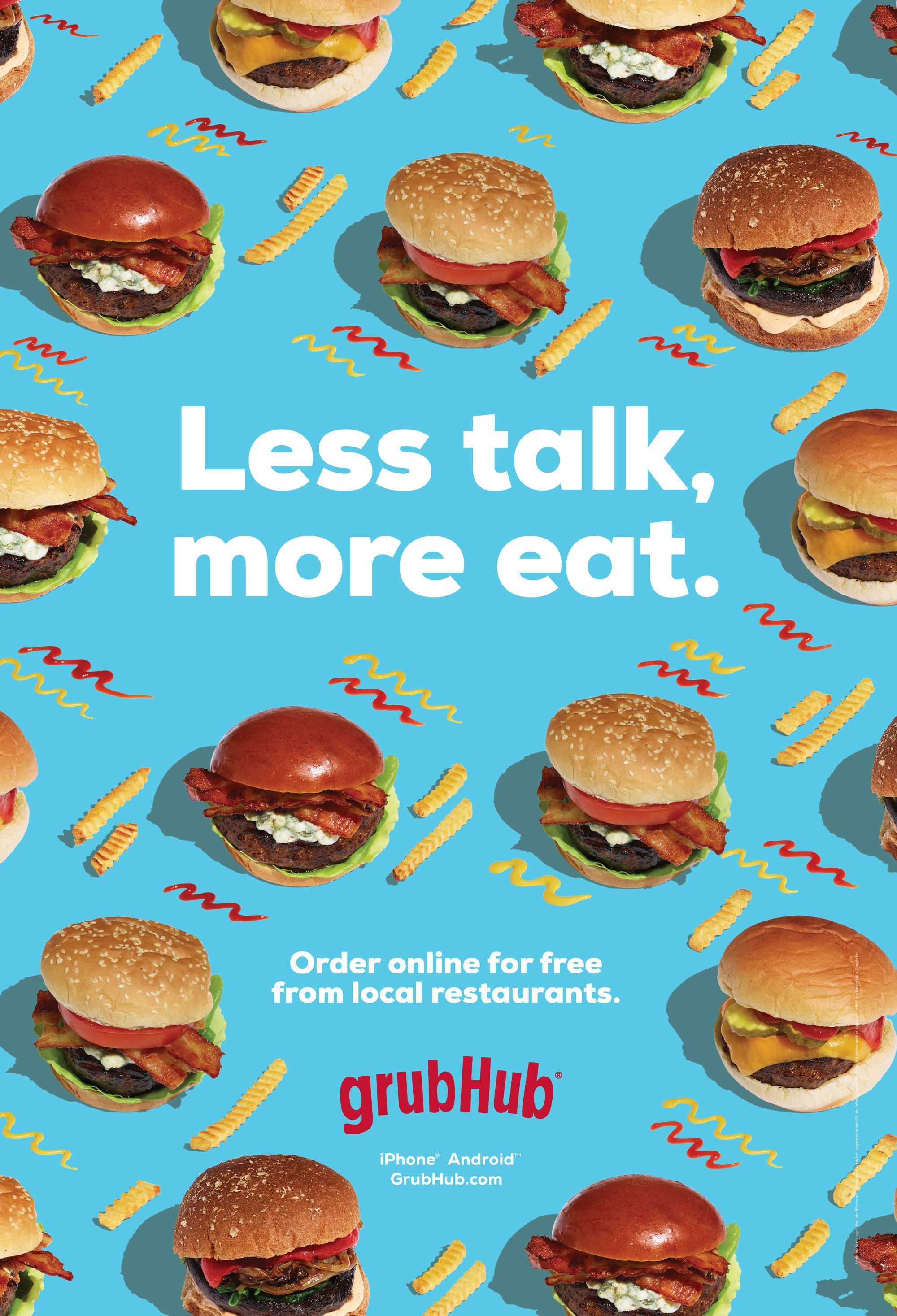 GrubHub Ads. Food advertising .com