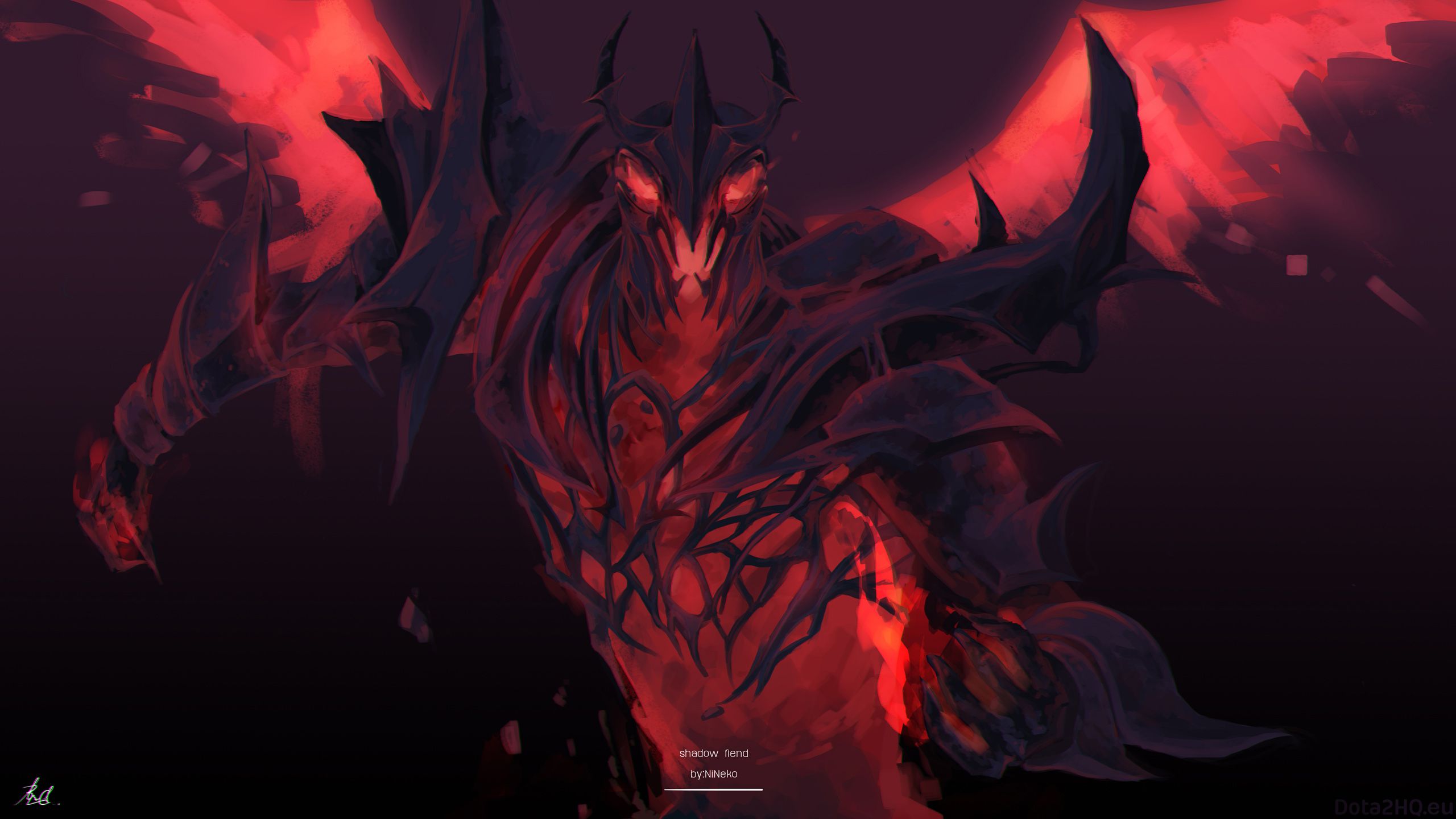 Анимированные обои shadow fiend