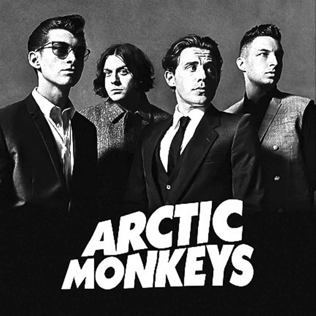 Arctic Monkeys Rock Band Grayscale .ilikewallpaper.net