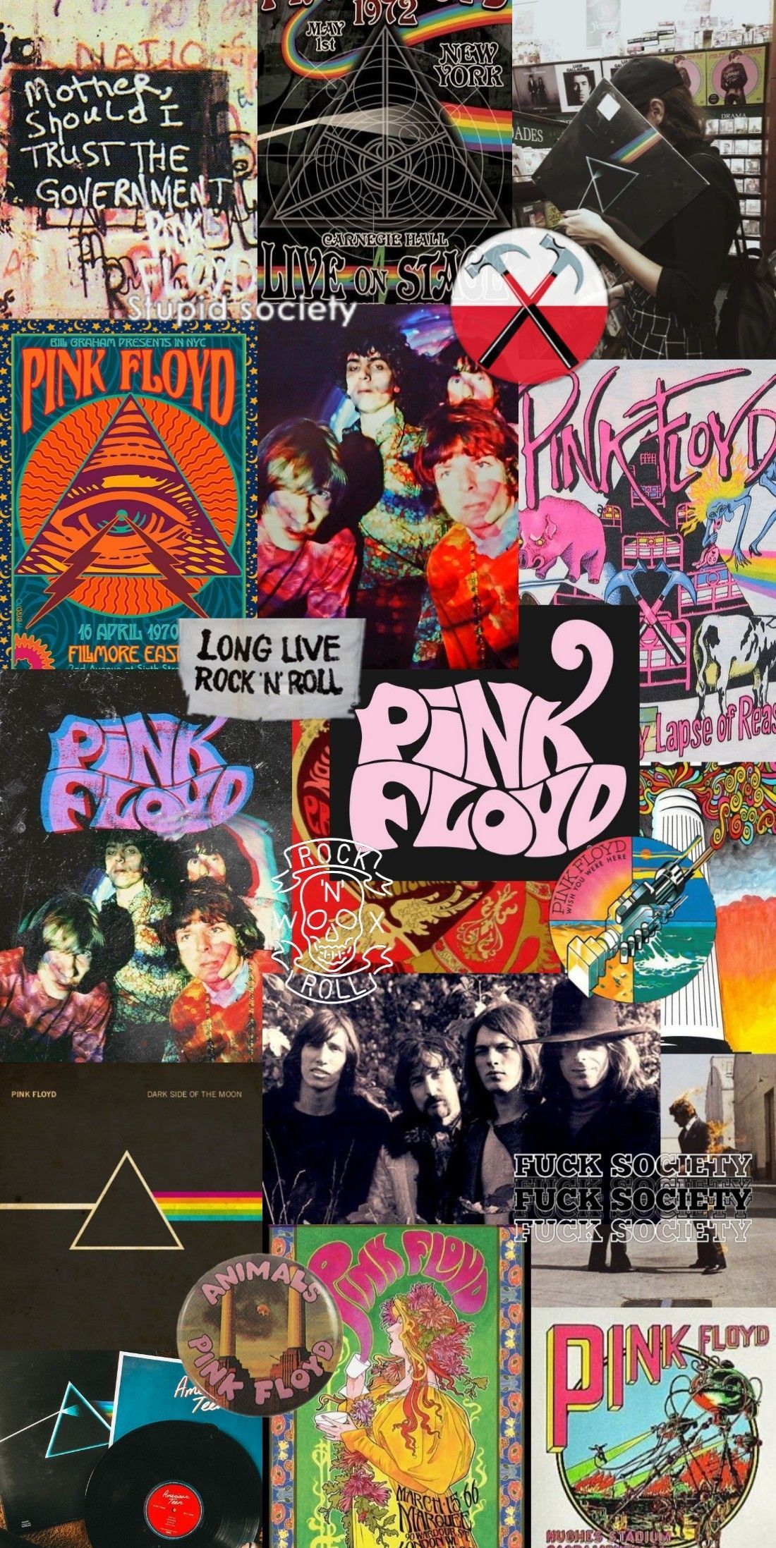Pink Floyd. Rock collage, Edgy .br.com