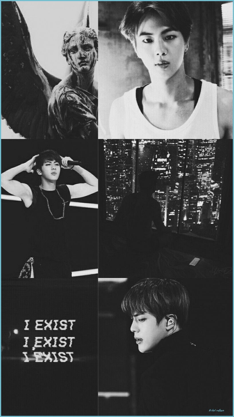 jin #bts #dark #wallpaper #seokjin .anupghosal.com