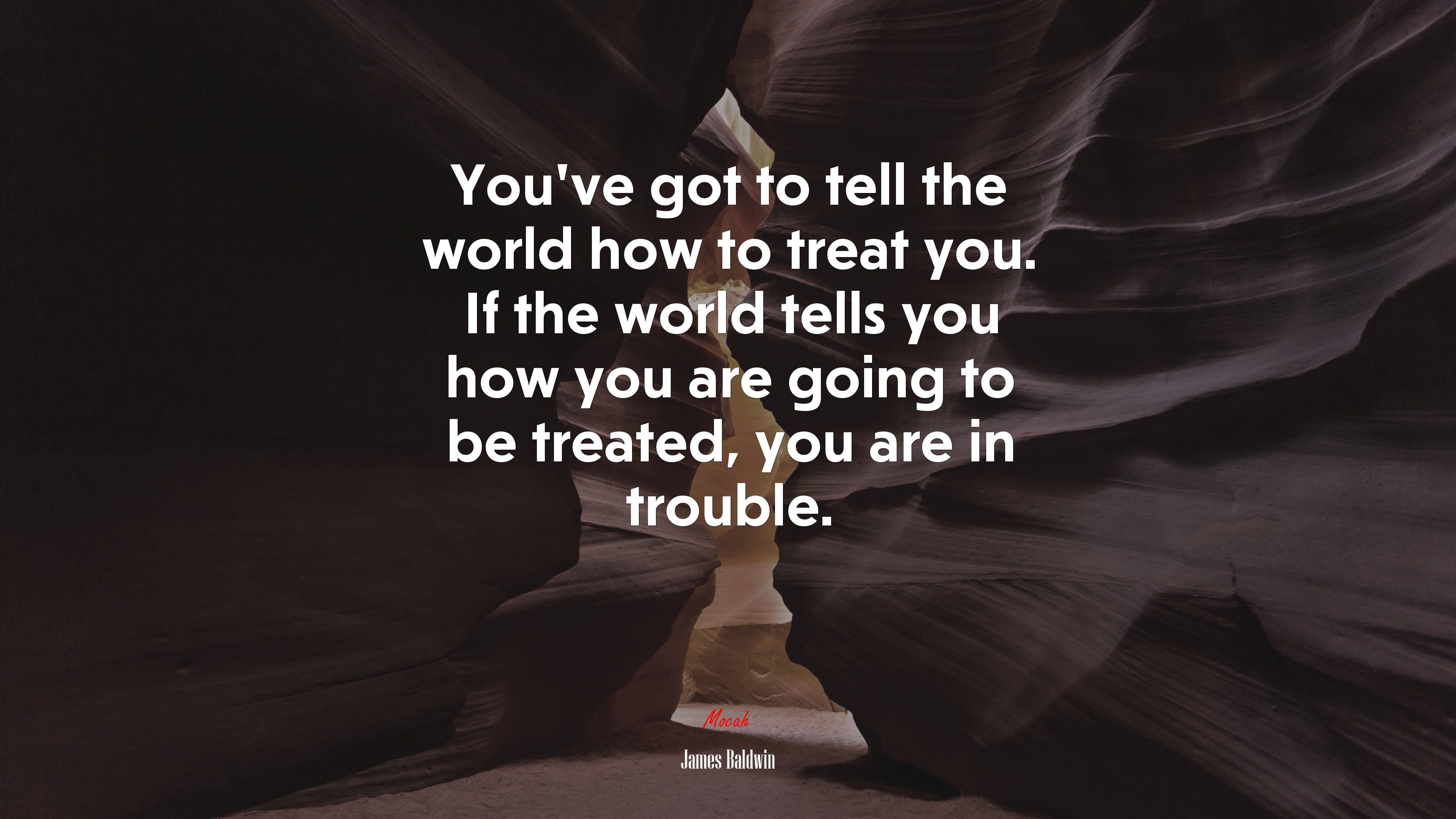 James Baldwin quote, 4k wallpaper .mocah.org