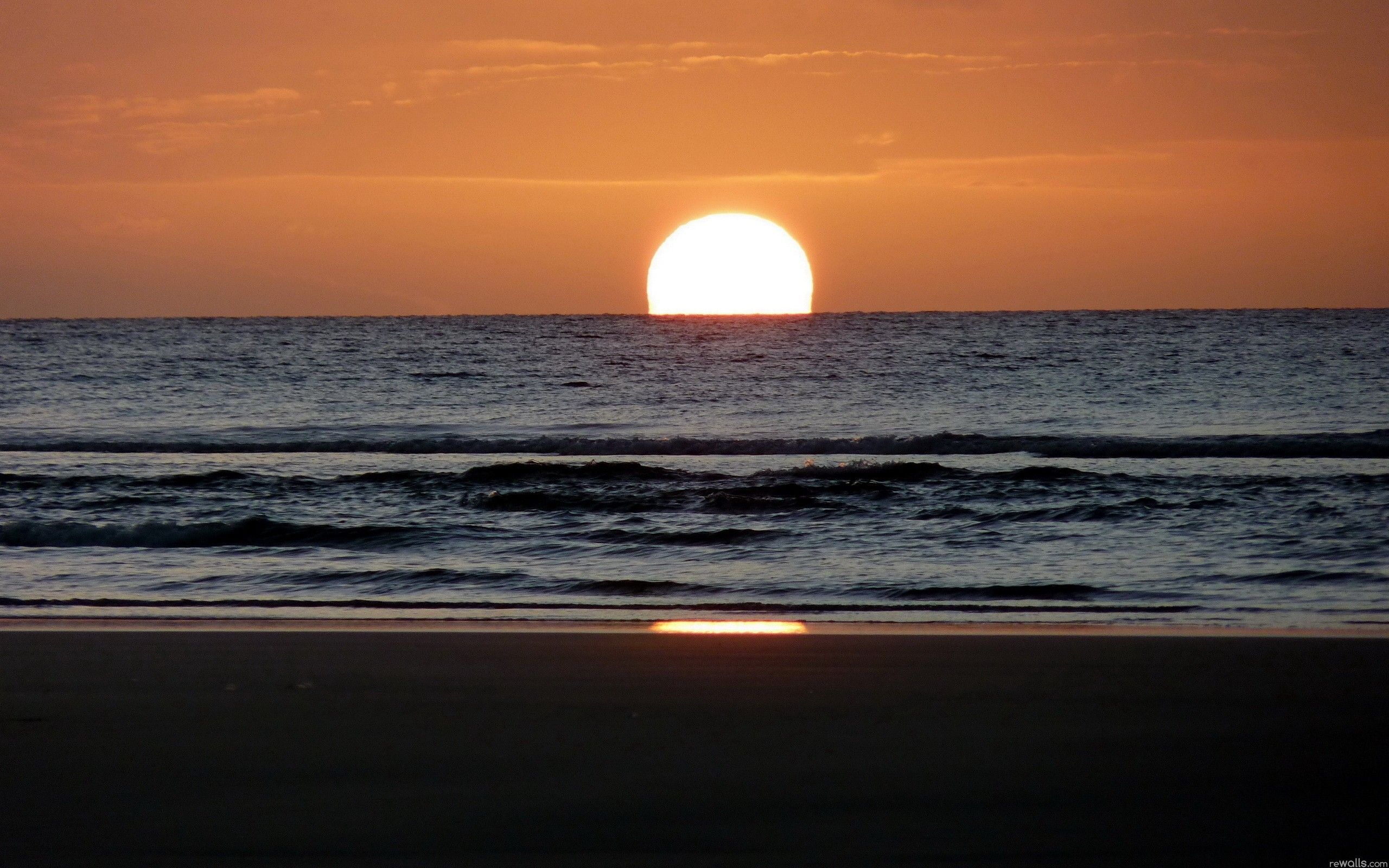 Nature Image, Sun, Ocean, sunset .thewallpaper.co