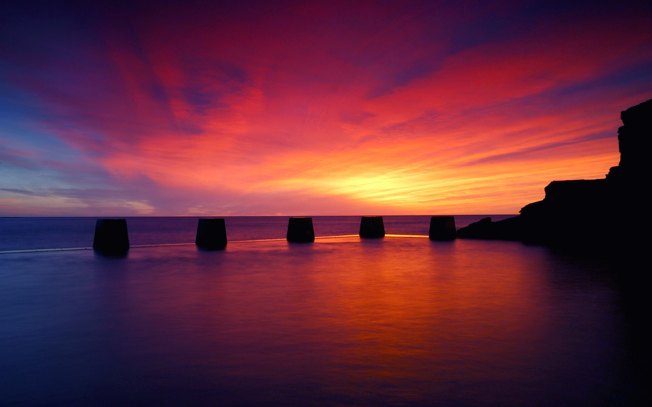 Cool Ocean Sunset Background .teahub.io