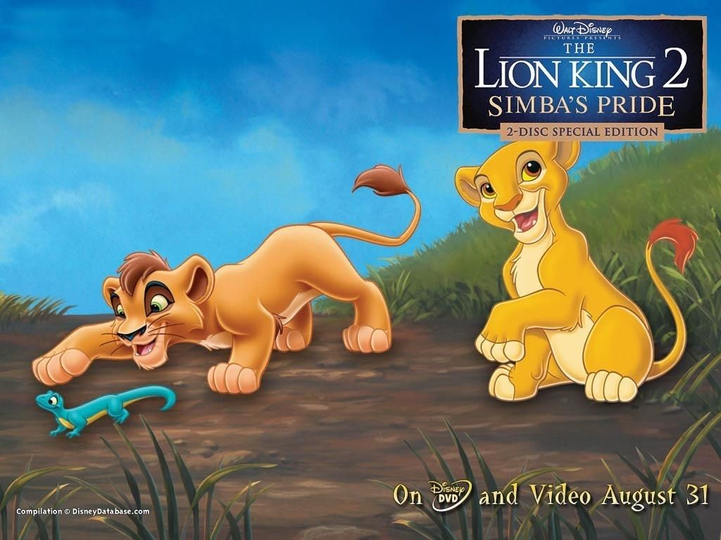 Kiara & Kovu Lion King 2:Simba's Pride Wallpaper