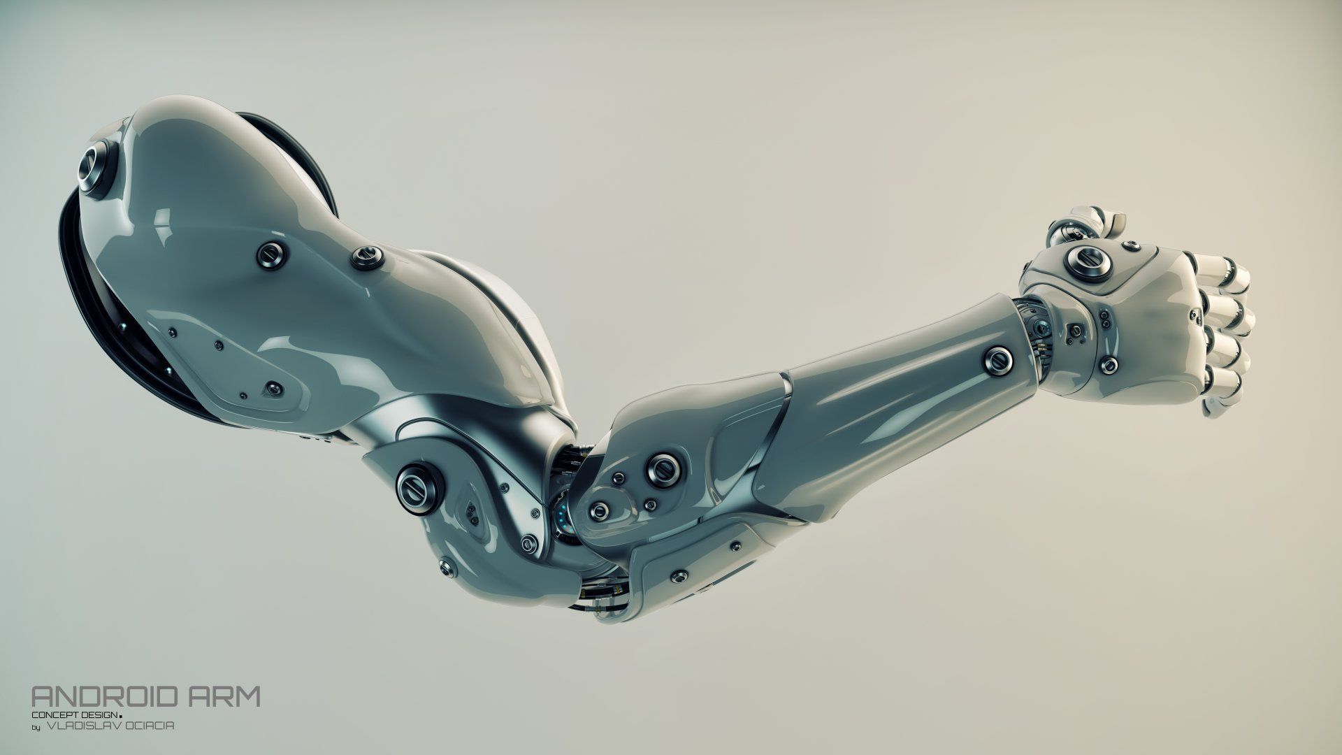 Futuristic robot, Robot arm, Robot.com