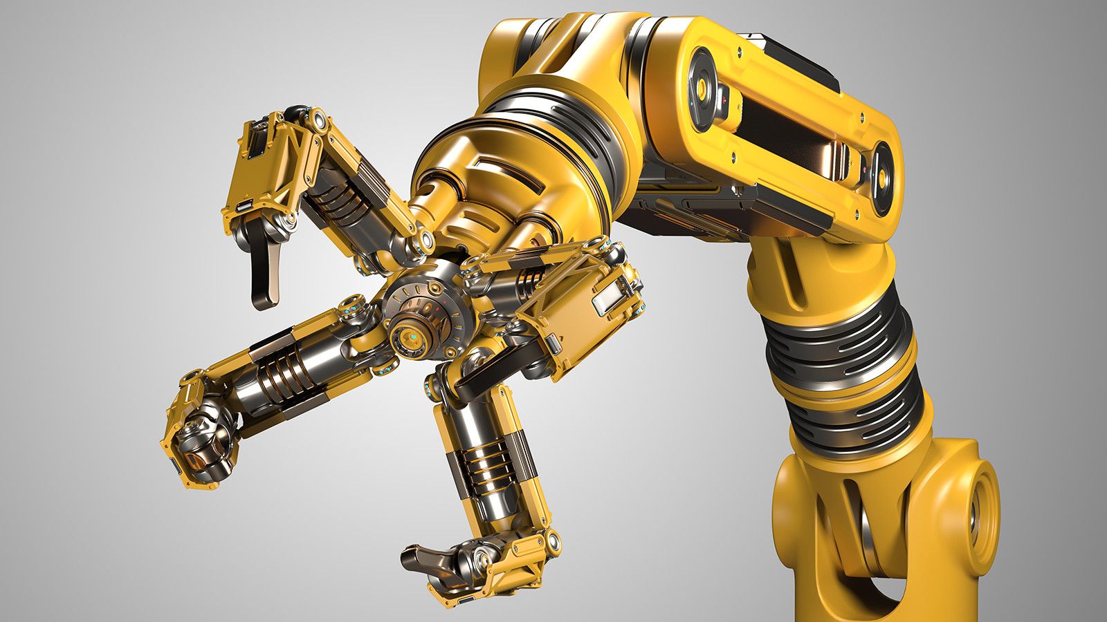 Robotic Arm 3D model .artstation.com