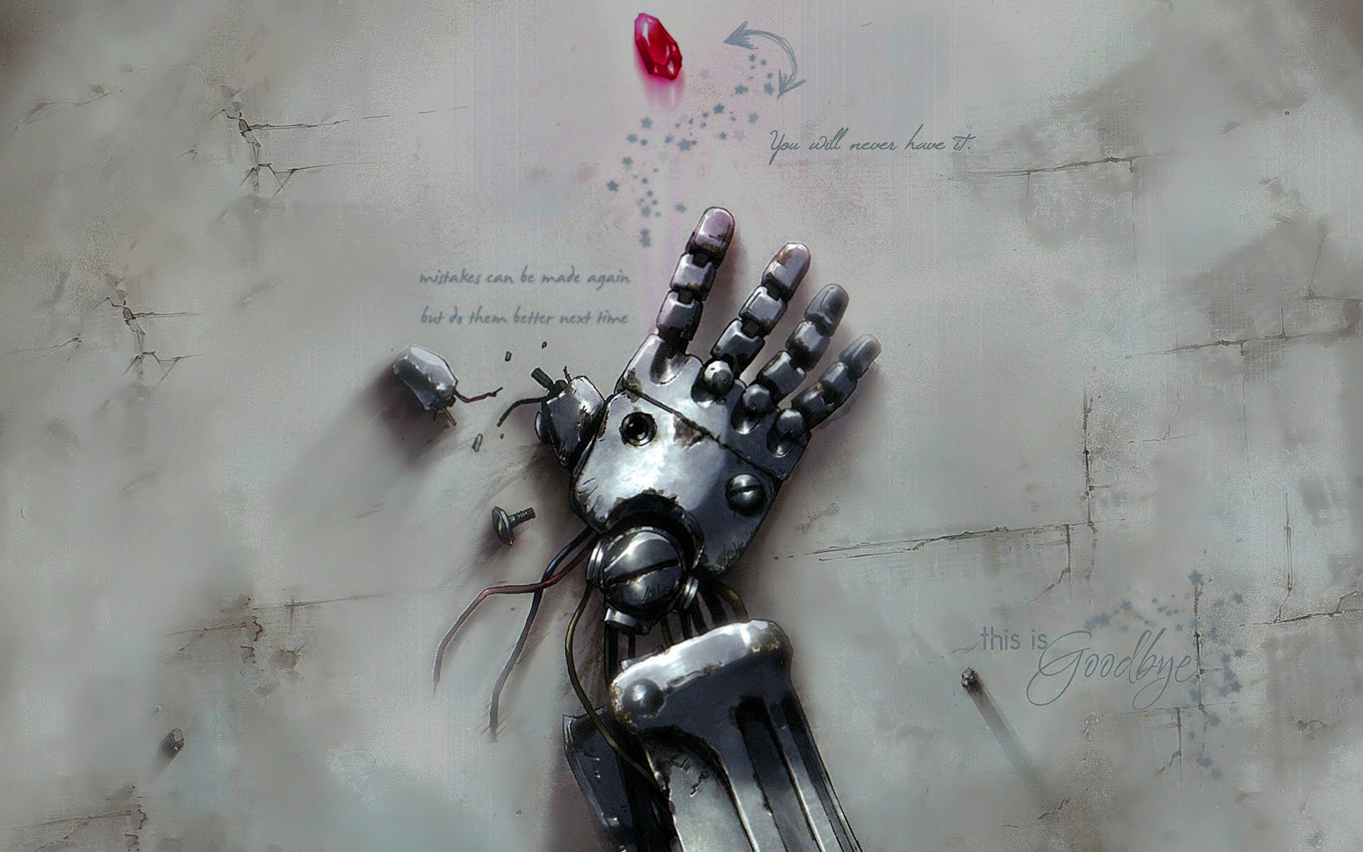 Broken Robot Arm wallpaper and image .zastavki.com