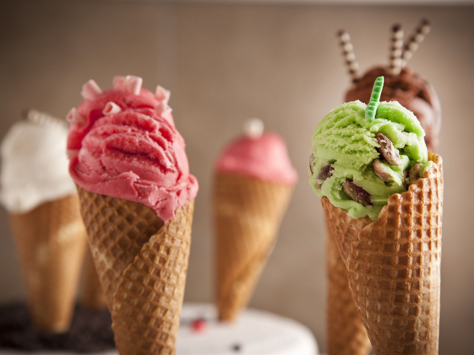 Wallpaper Ice Cream, Pink And Green .best Wallpaper.net