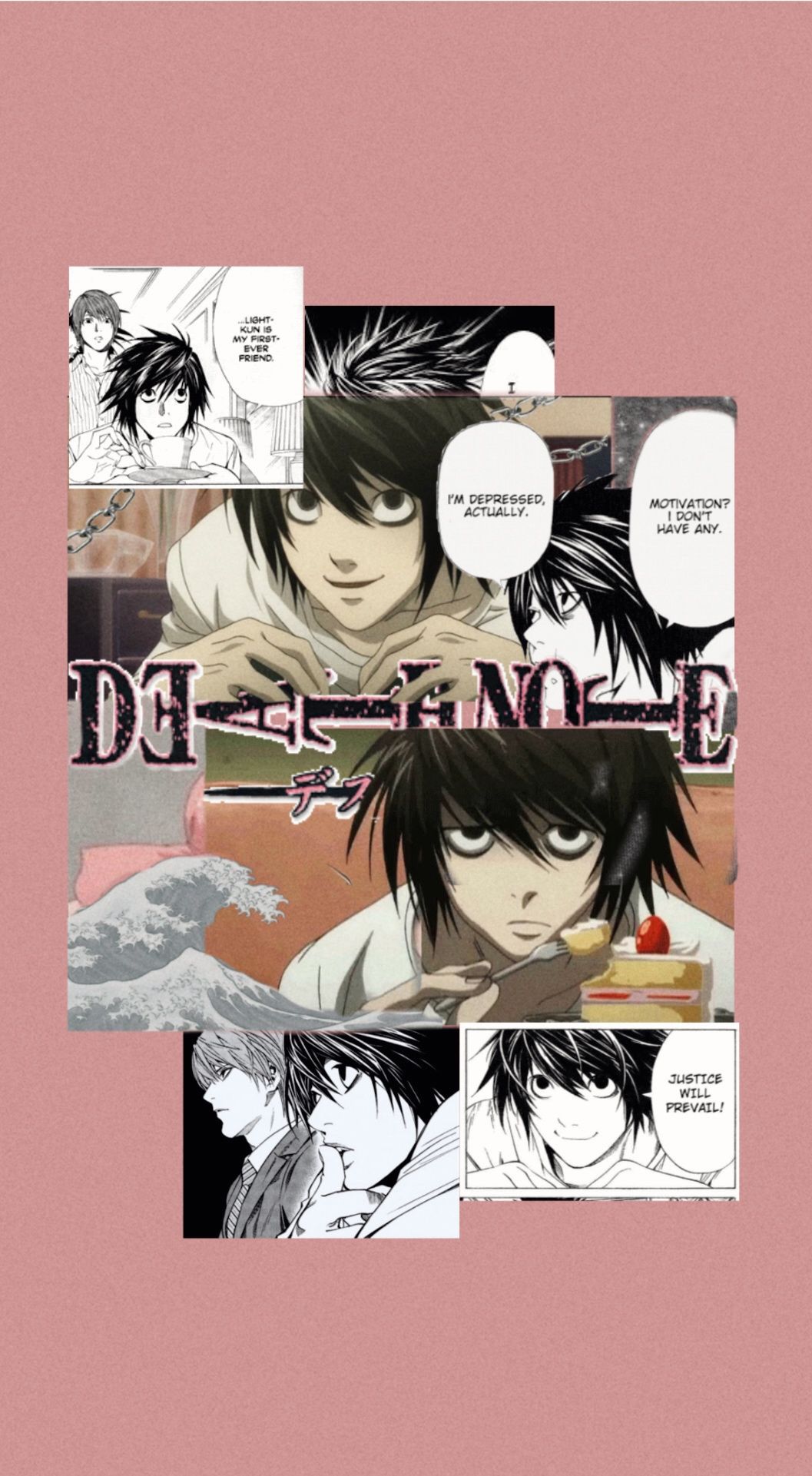 death note rules wall scroll
