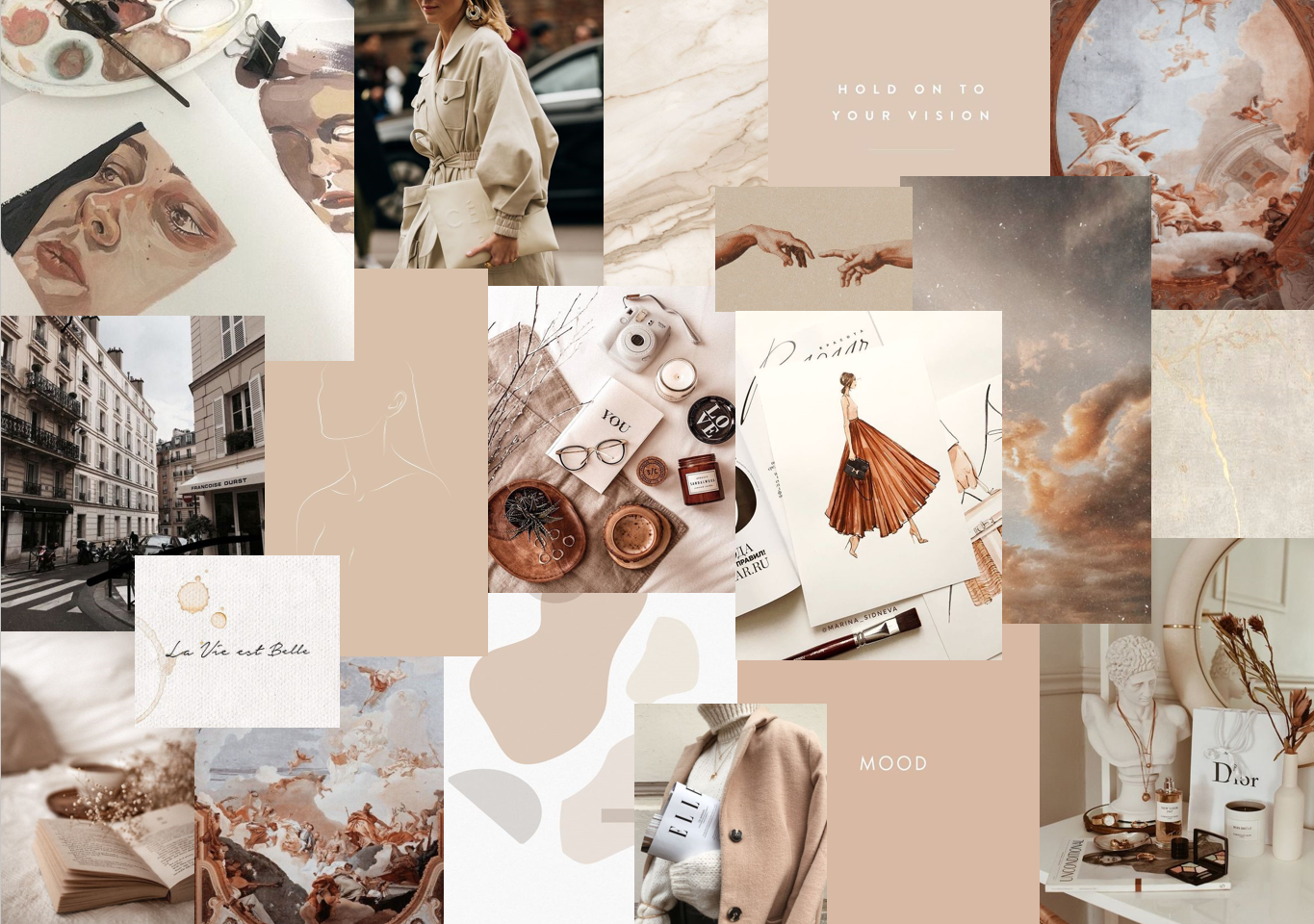 Beige Aesthetic Collage Wallpapers  Top Free Beige Aesthetic Collage  Backgrounds  WallpaperAccess