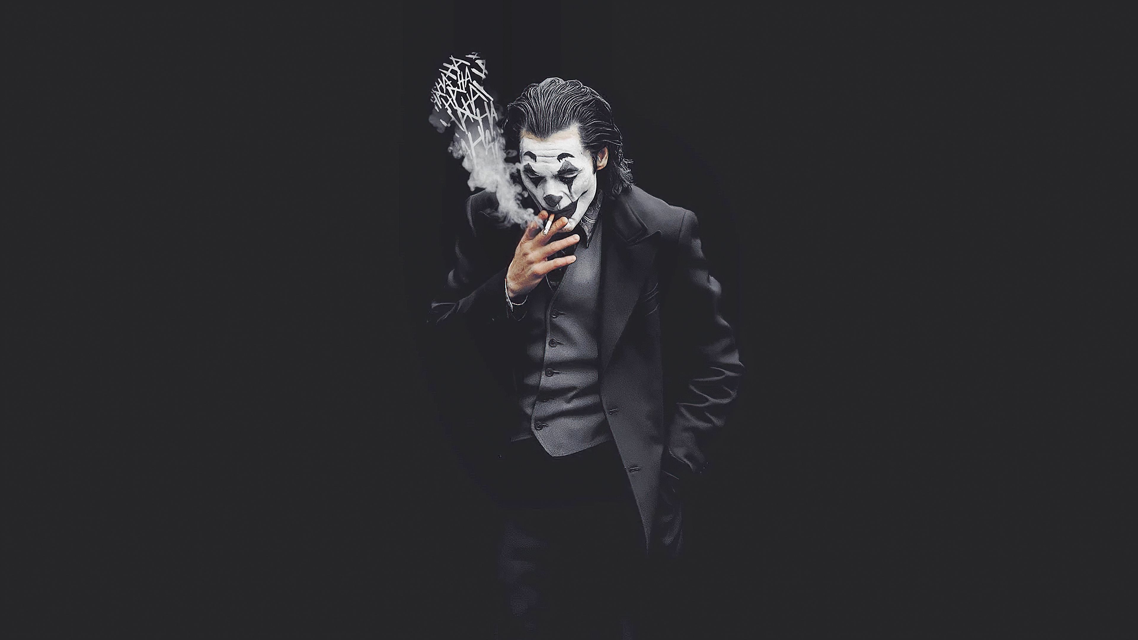 Joker Smoking Wallpaper Black And Whitewalpaperlist.com