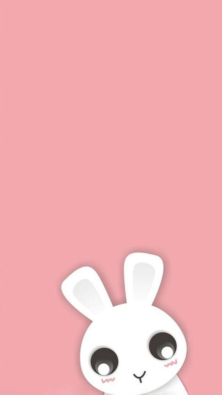 Kawaii Pink Bunny Wallpaperwalpaperlist.com