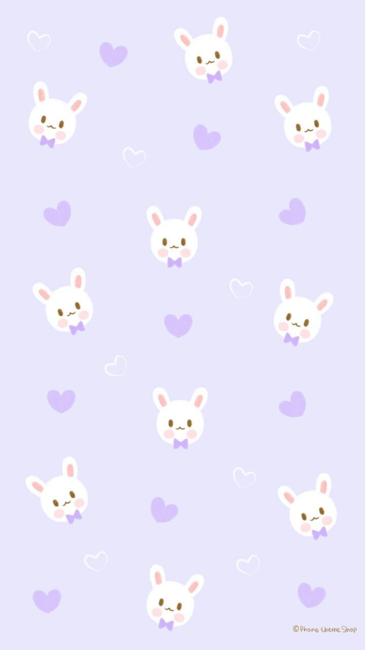 Purple Bunny Wallpaper Free Purple Bunny Background