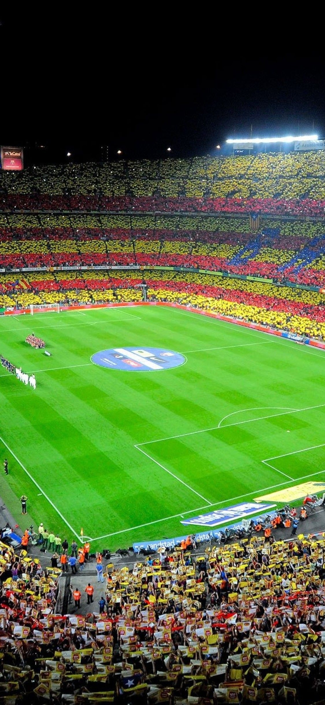 Download 1125x2436 Stadium, Camp Nou .wallpapermaiden.com