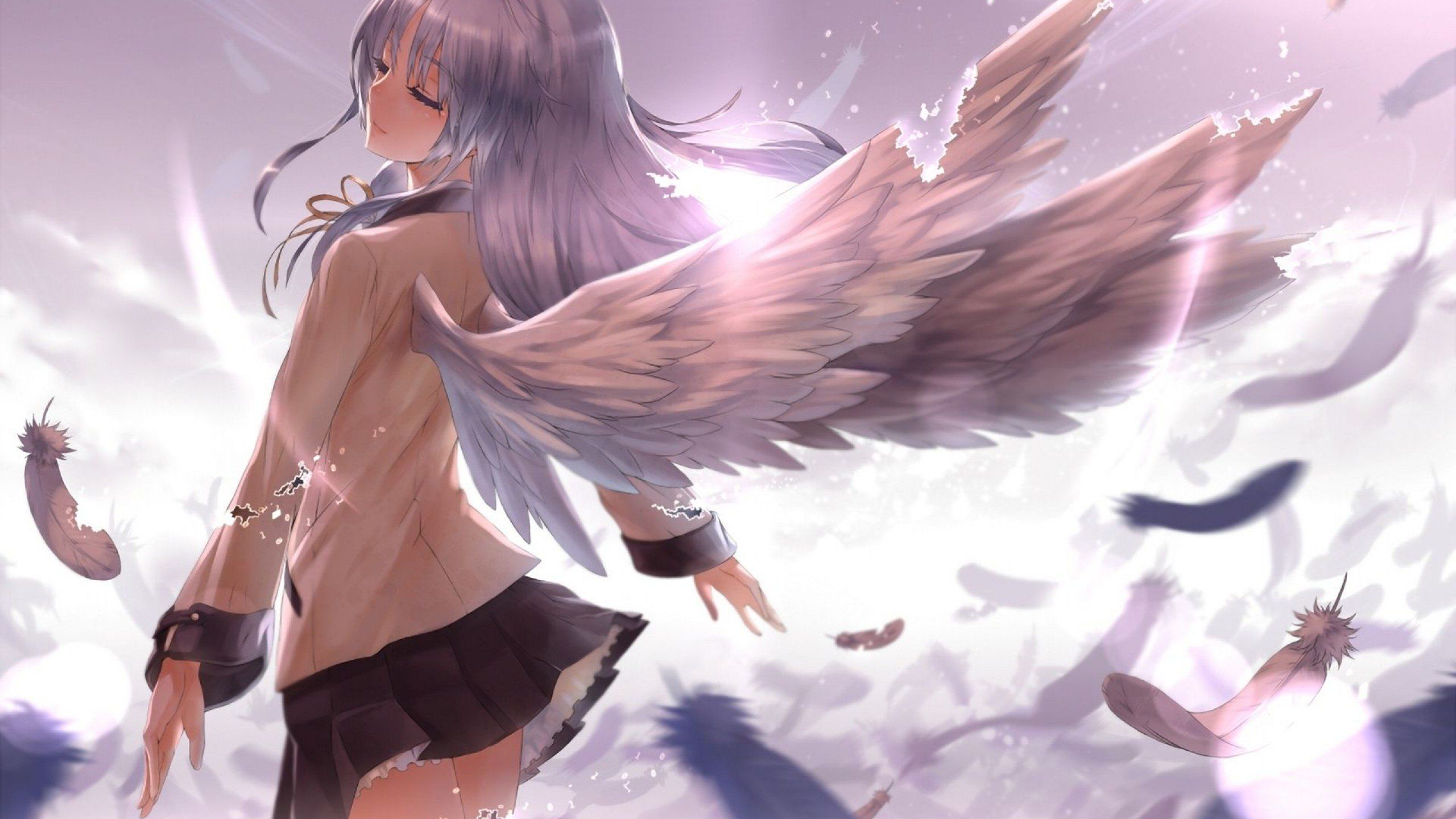 Mobile wallpaper: Anime, Angel, 1344381 download the picture for free.