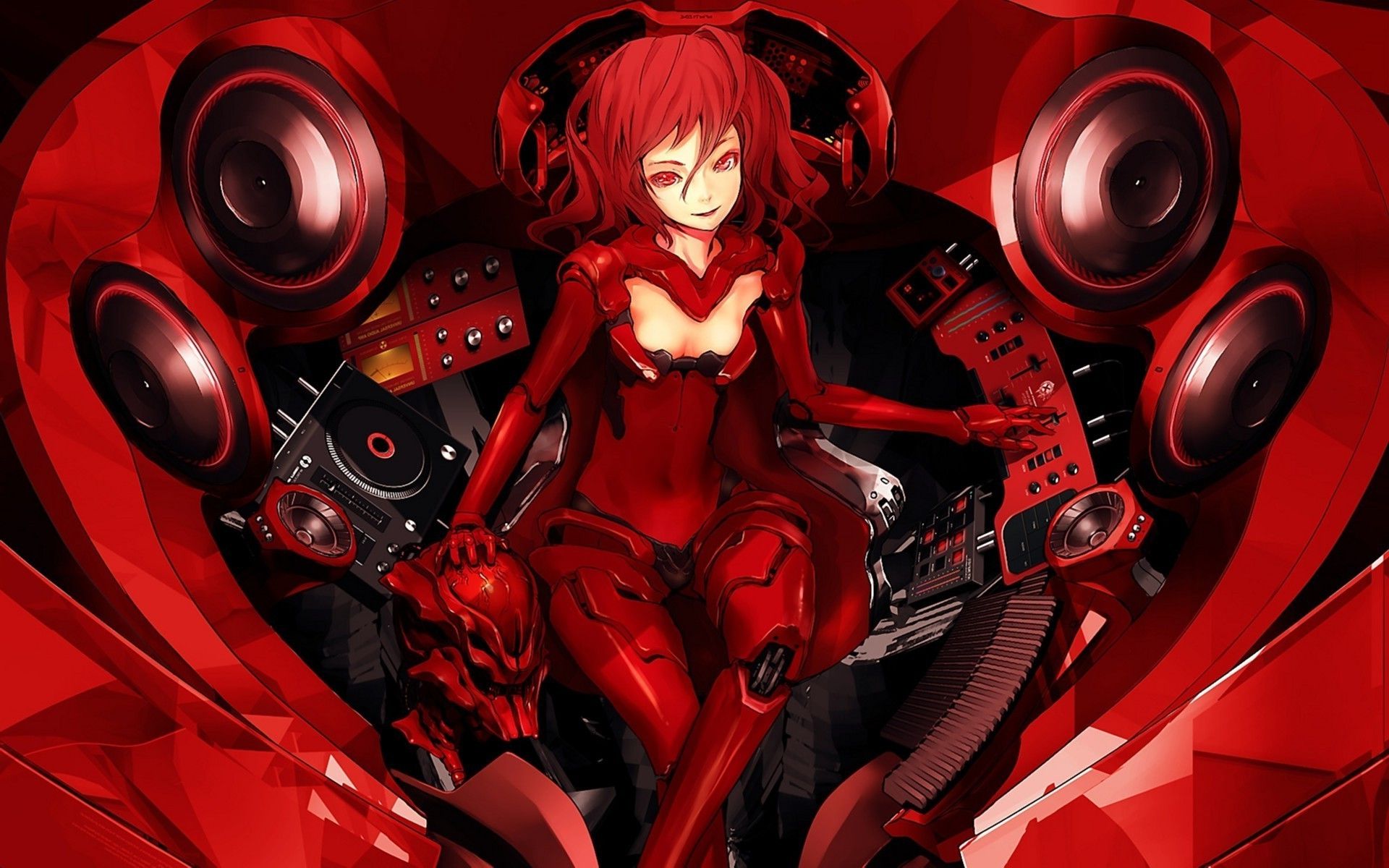 Red Anime Wallpaper HD Wallpaper