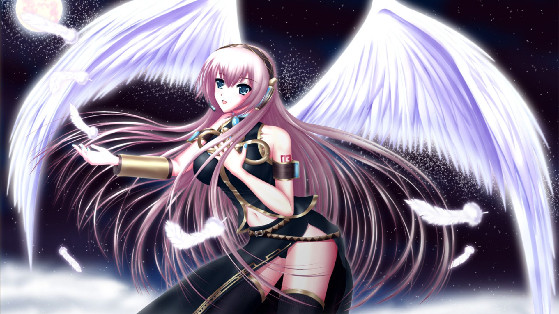 HD Anime Angel Desktop Background .highreshdwallpaper.com