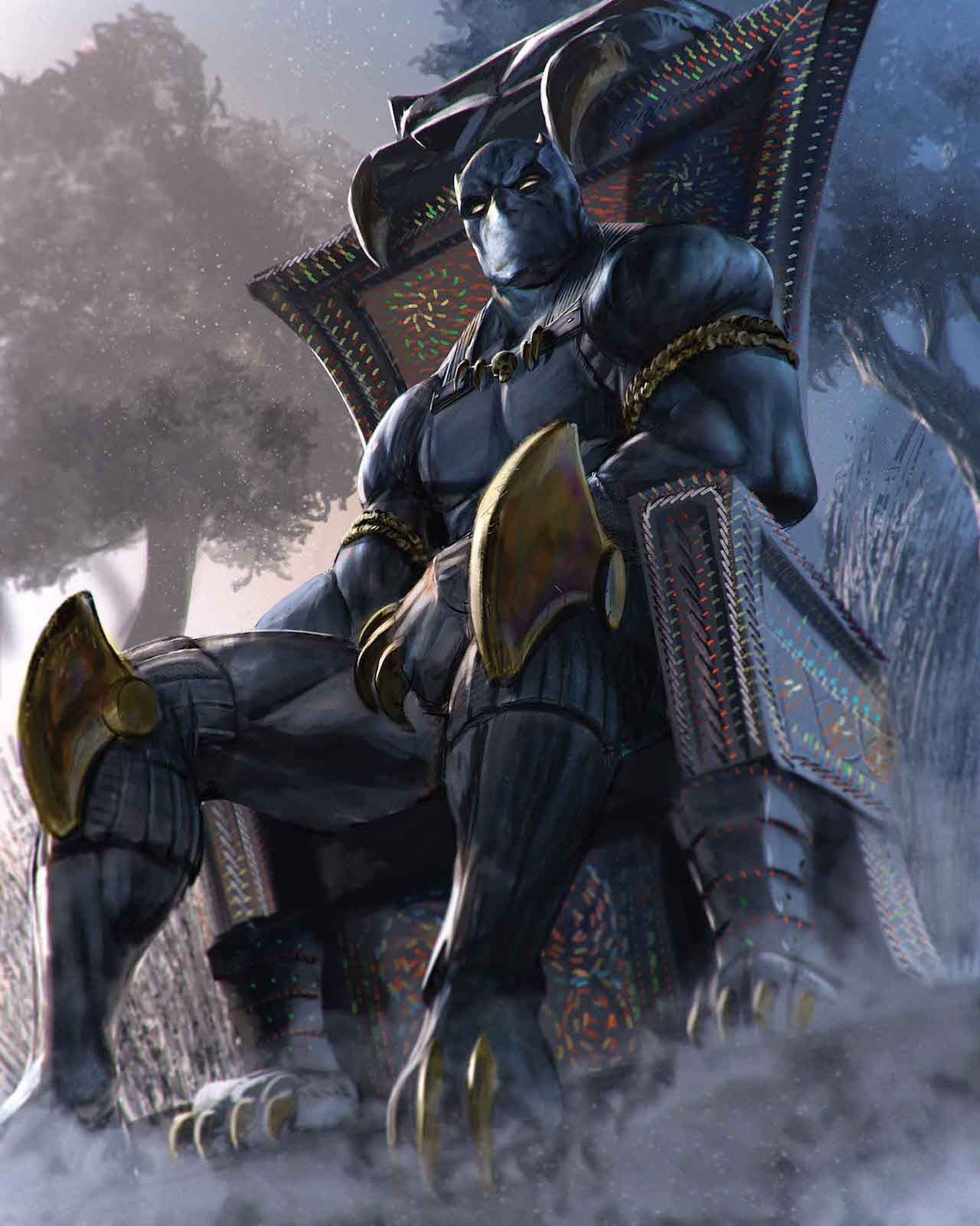 Black Panther Marvel Art .itl.cat