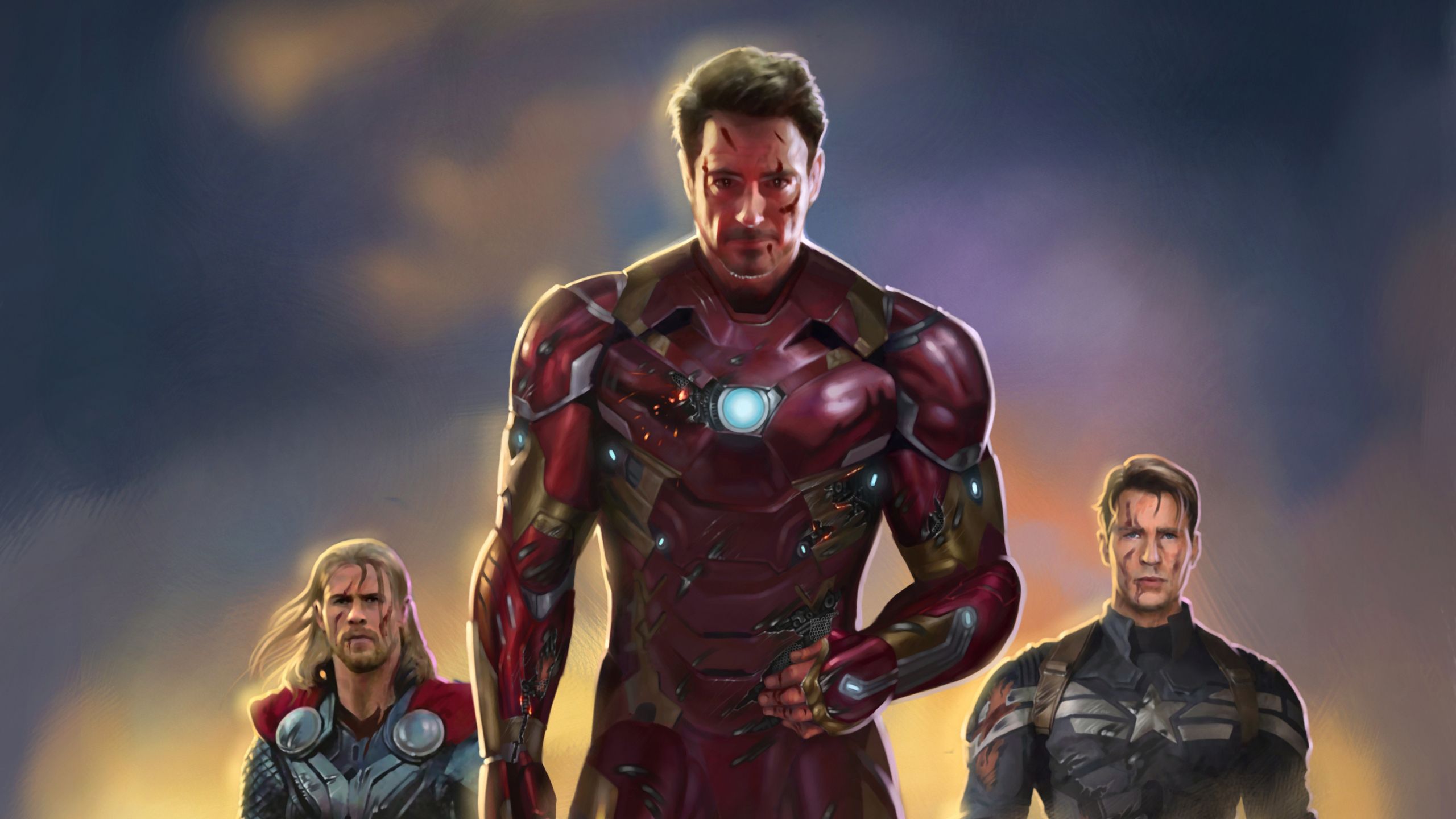 Desktop Wallpaper Iron Man, Captain .picstatio.com