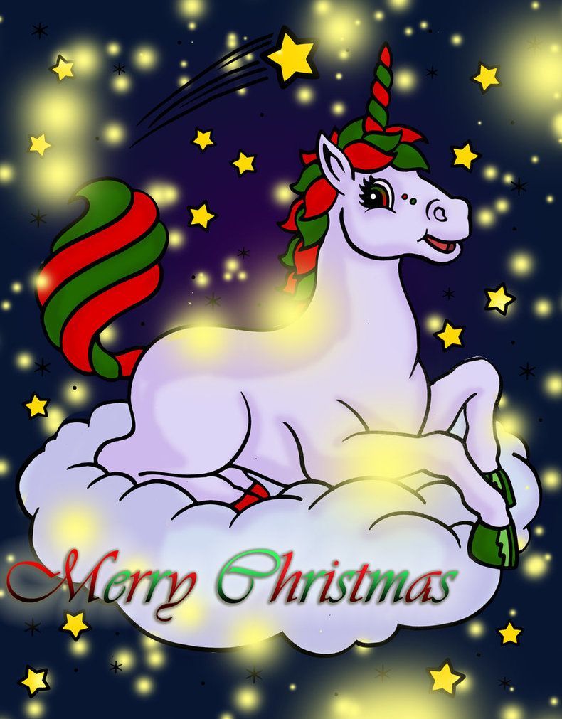 Cool Christmas Unicorn Wallpaper