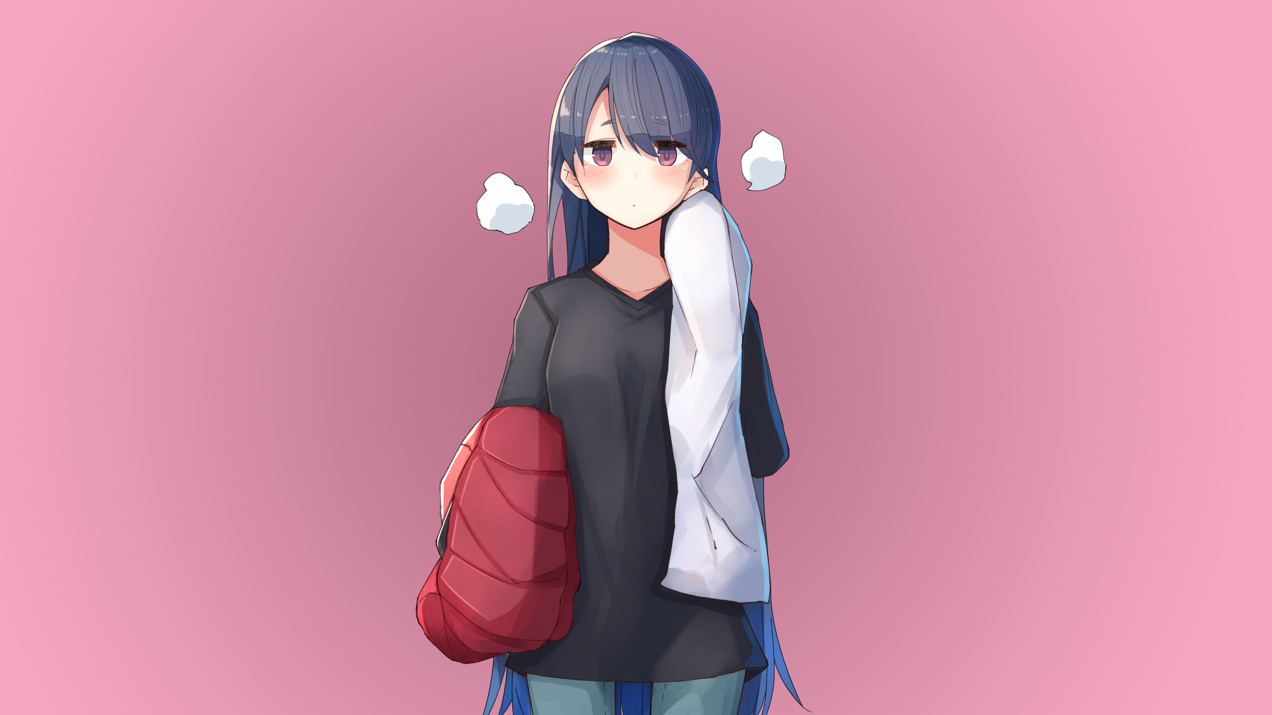 Rin Shima [Yuru Camp] 2560x1440 .reddit.com
