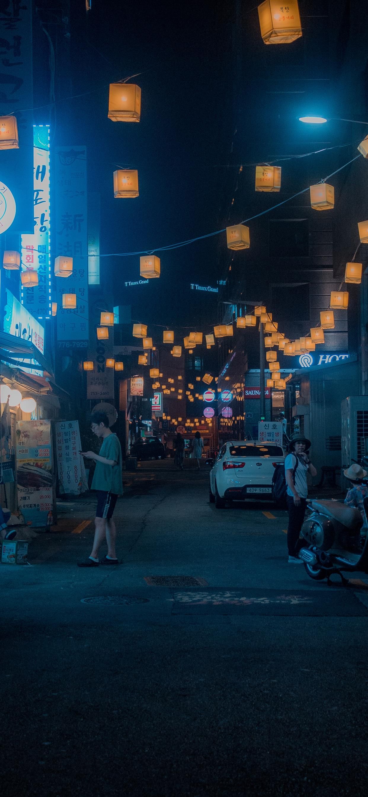 Korean Streets At Night .teahub.io