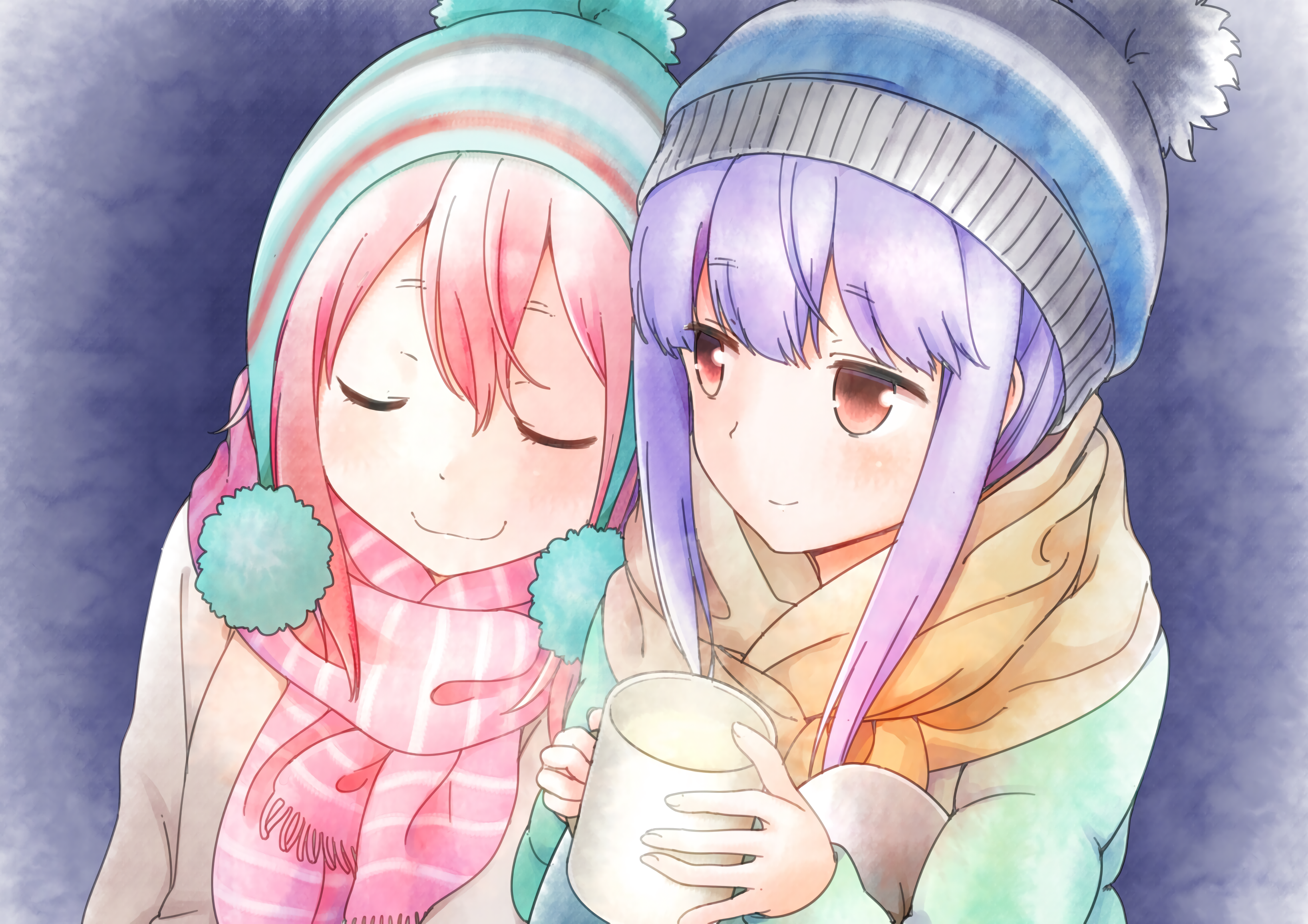 Nadeshiko Kagamihara Rin Shima .wallha.com