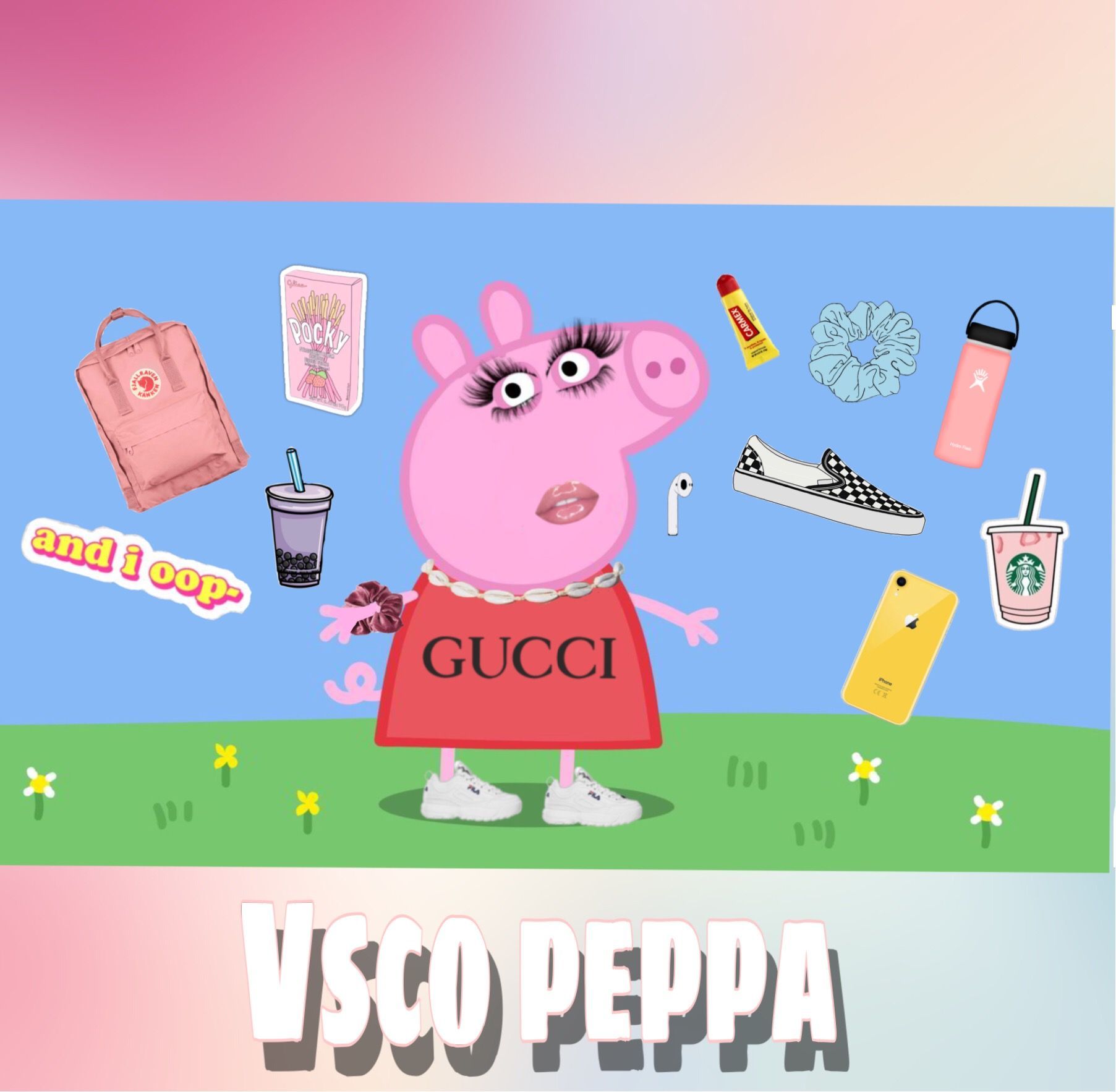 cool peppa pig gucci