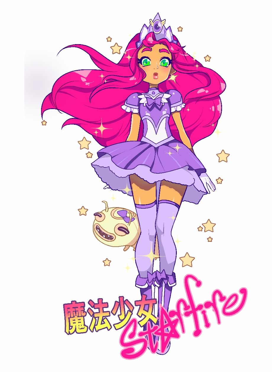 Magical Girl Starfire Titans .vippng.com