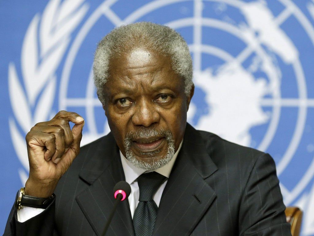 Kofi Annan washes hands of Syria .independent.co.uk