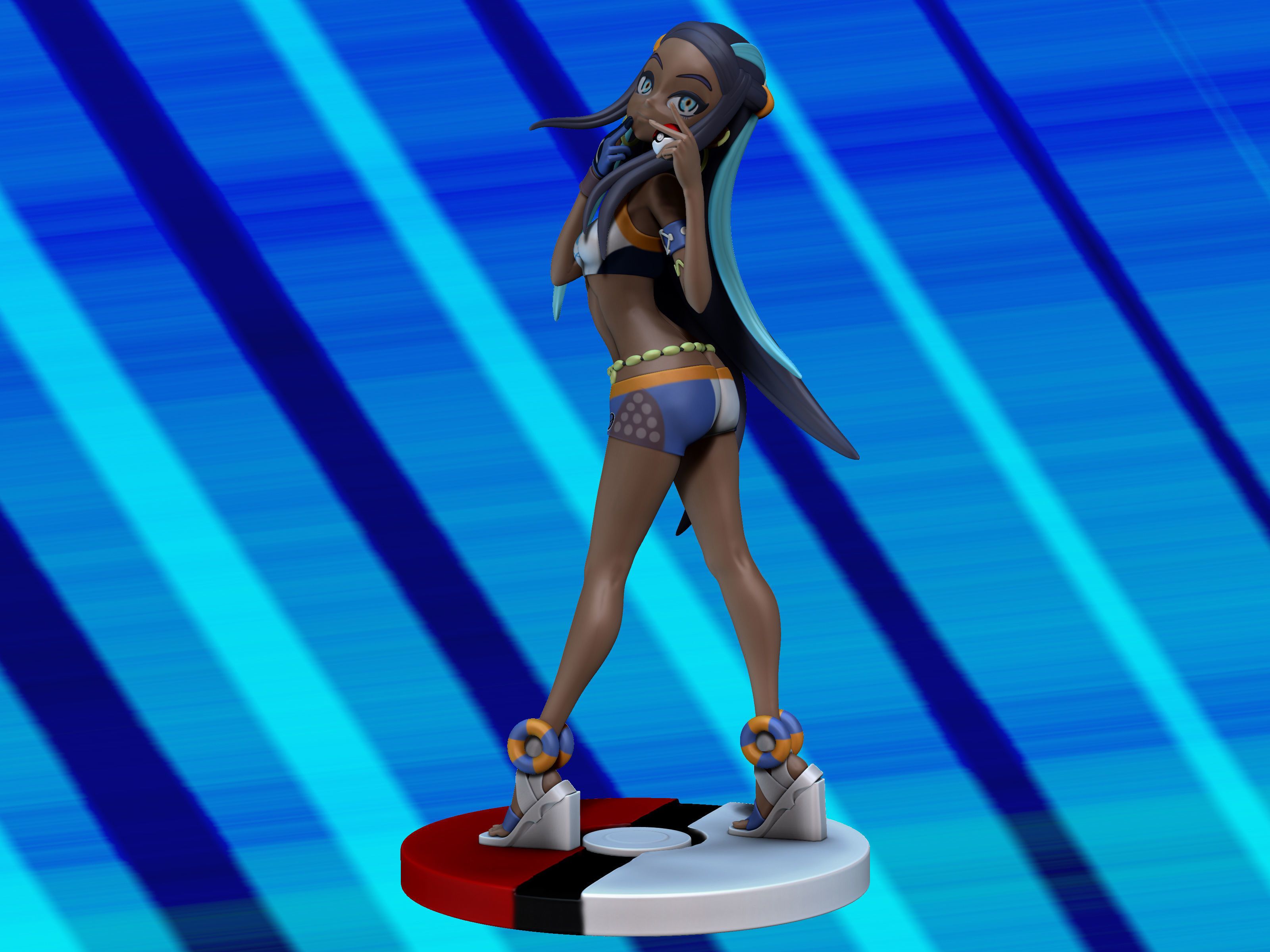 figure3D nessa gym leader figure 3D .cgtrader.com · In stock
