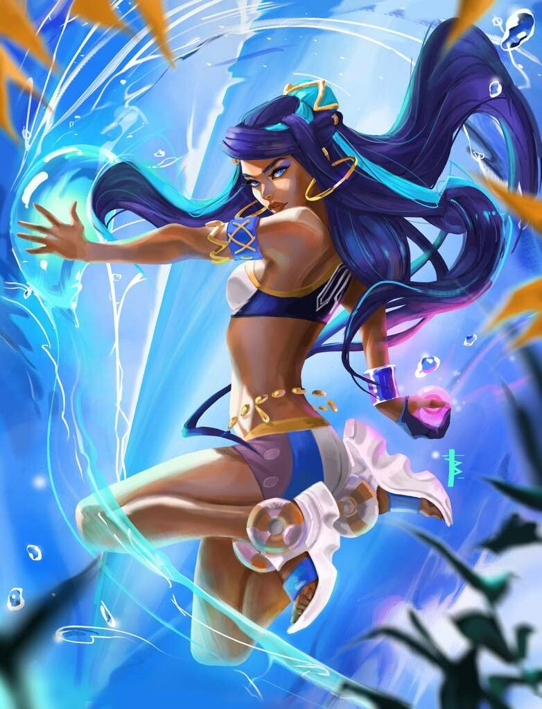 Miss Ti splash Nessa, Pokemon .missti.artstation.com