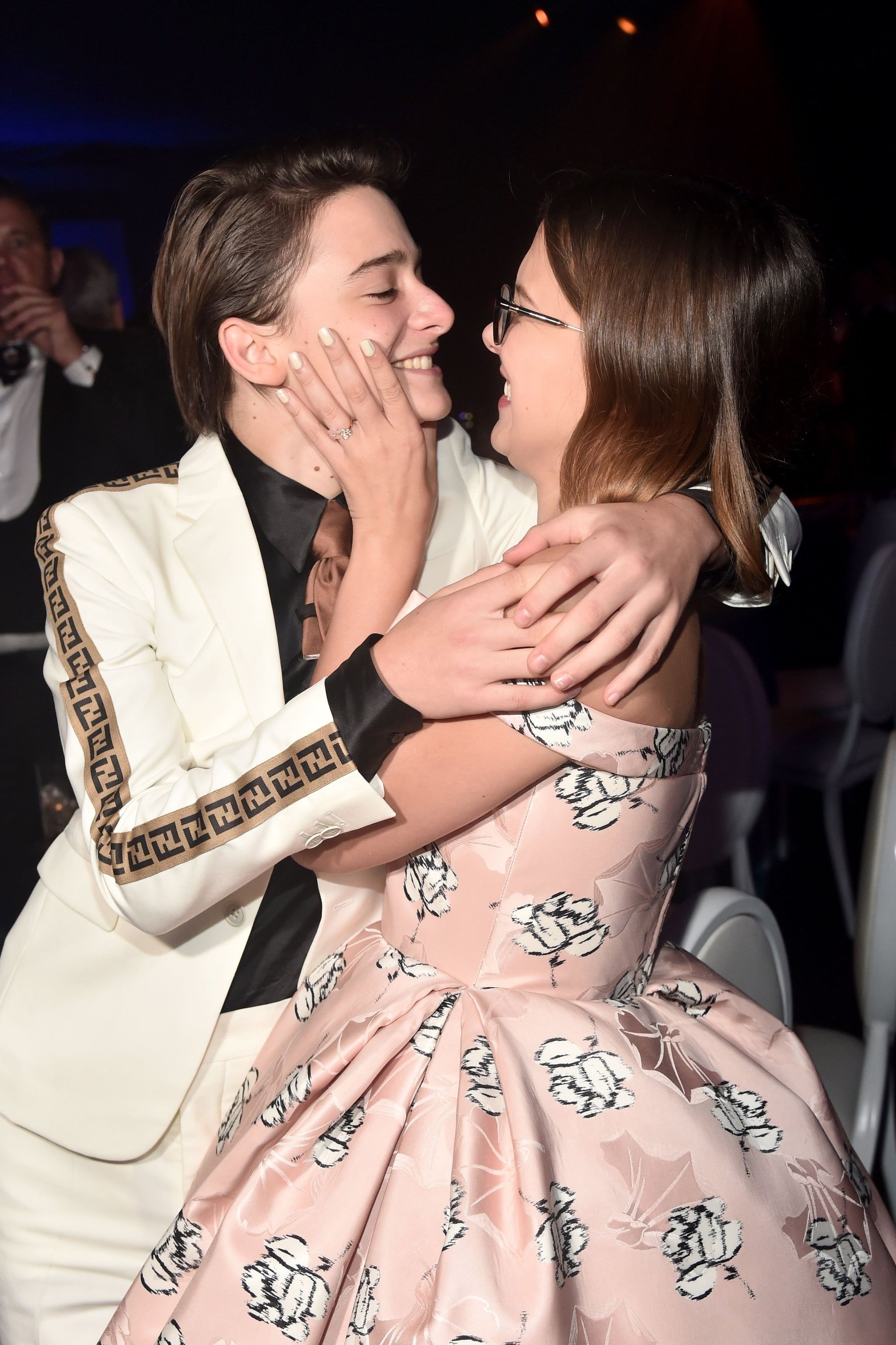 Millie Bobby Brown and Noah Schnapp .com