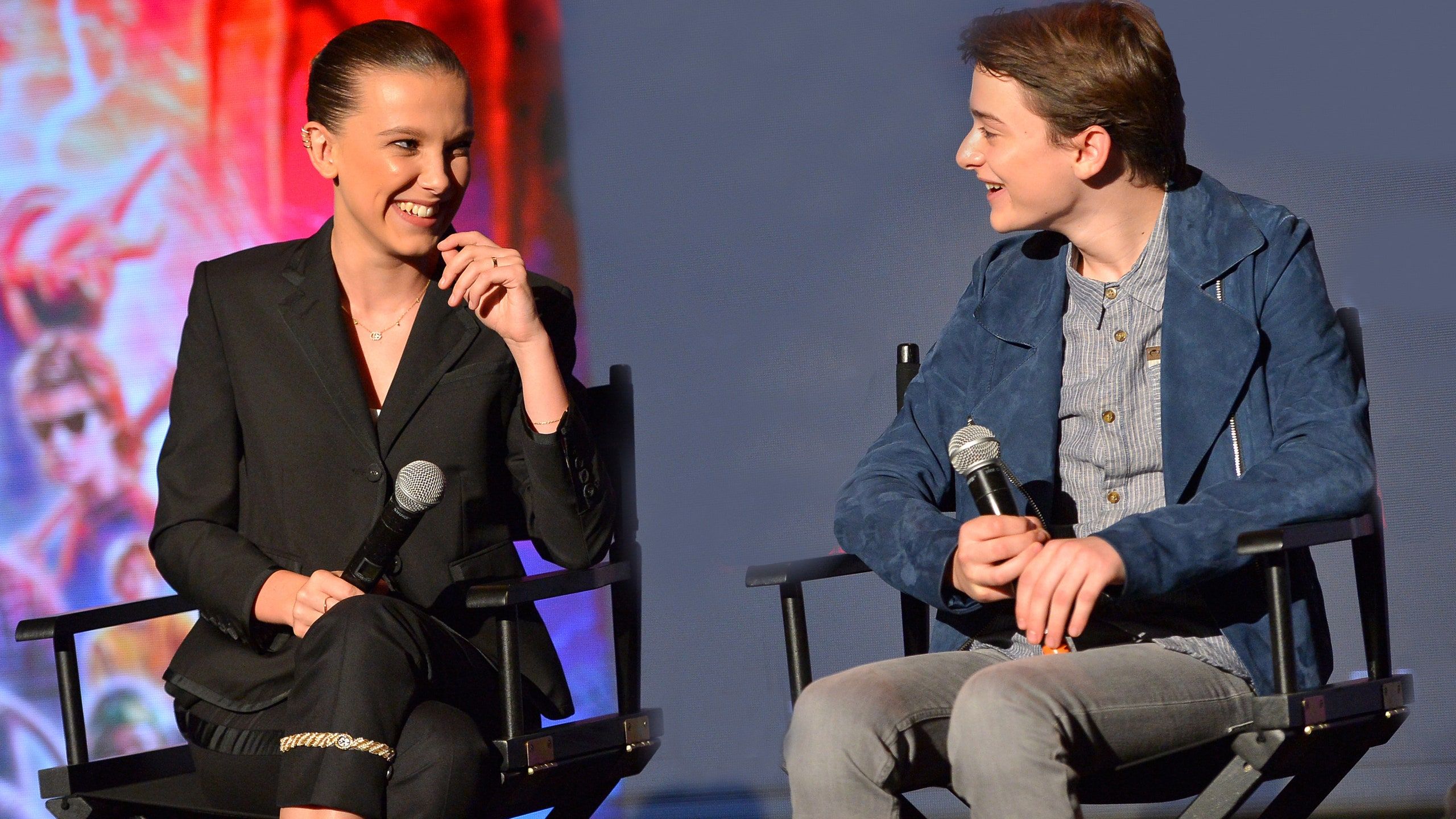 Millie Bobby Brown and Noah Schnapp Did .teenvogue.com