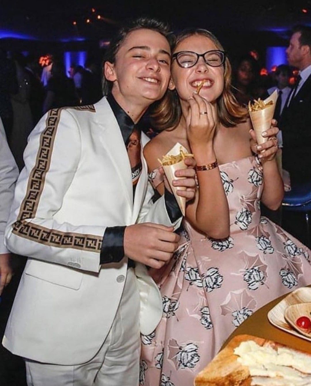 Noah Schnapp And Millie Bobby Brown .com