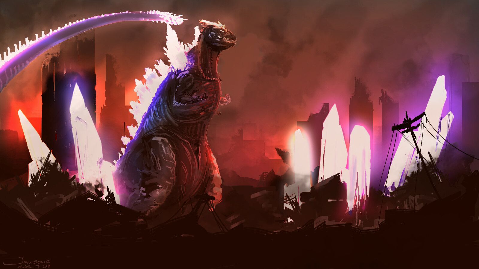 SpaceGodzilla Wallpapers - Wallpaper Cave