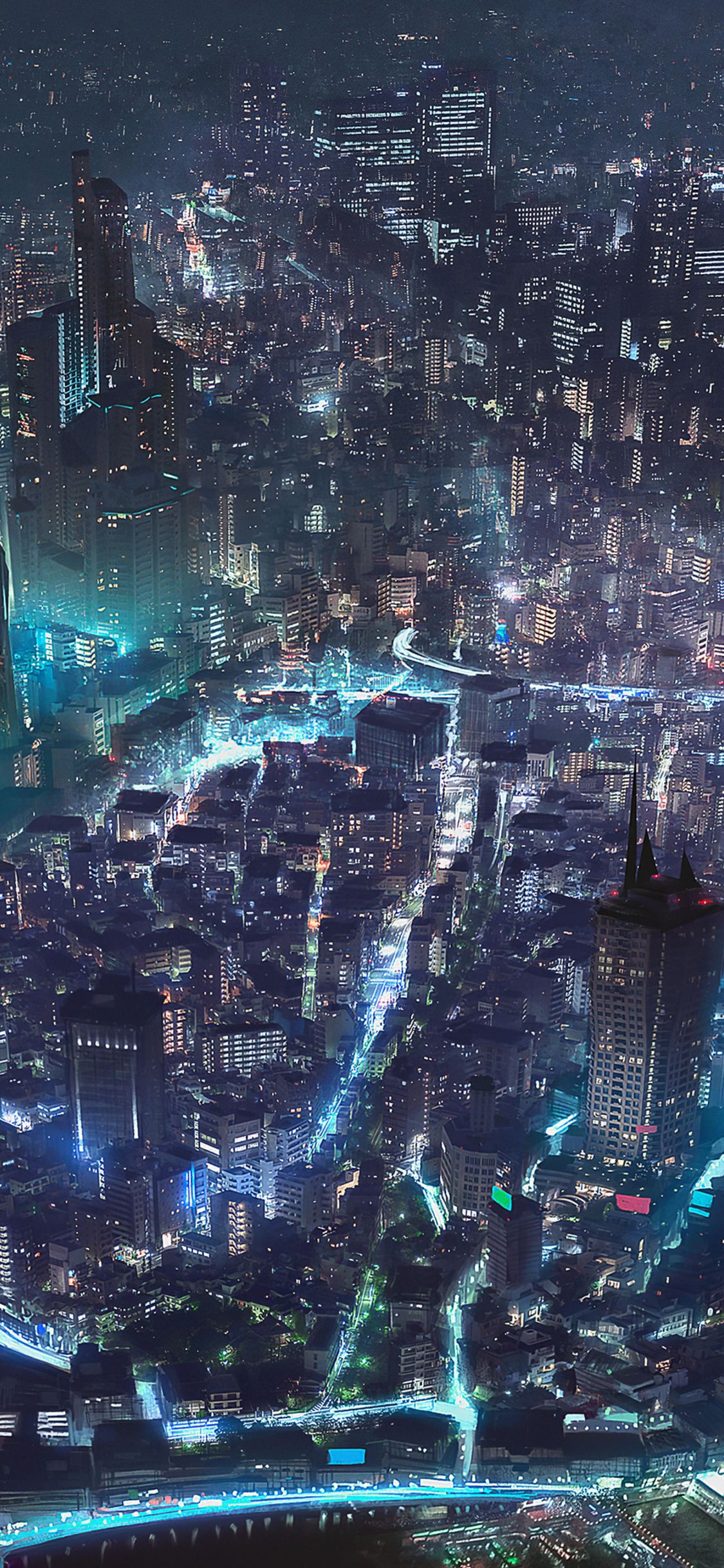 Cyberpunk 2077, town, cyberpunk 2077, night, HD phone wallpaper