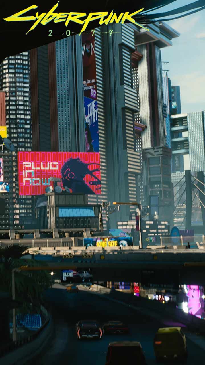 Cyberpunk 2077 wallpaper HD phone background Night city game logo art Poster on iPhone android. Cyberpunk Cyberpunk, Phone background
