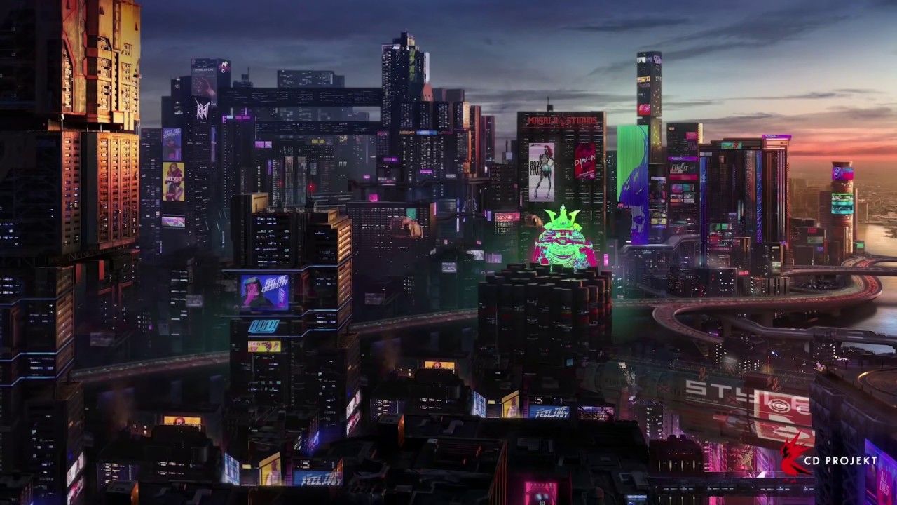 HD cyberpunk city wallpapers