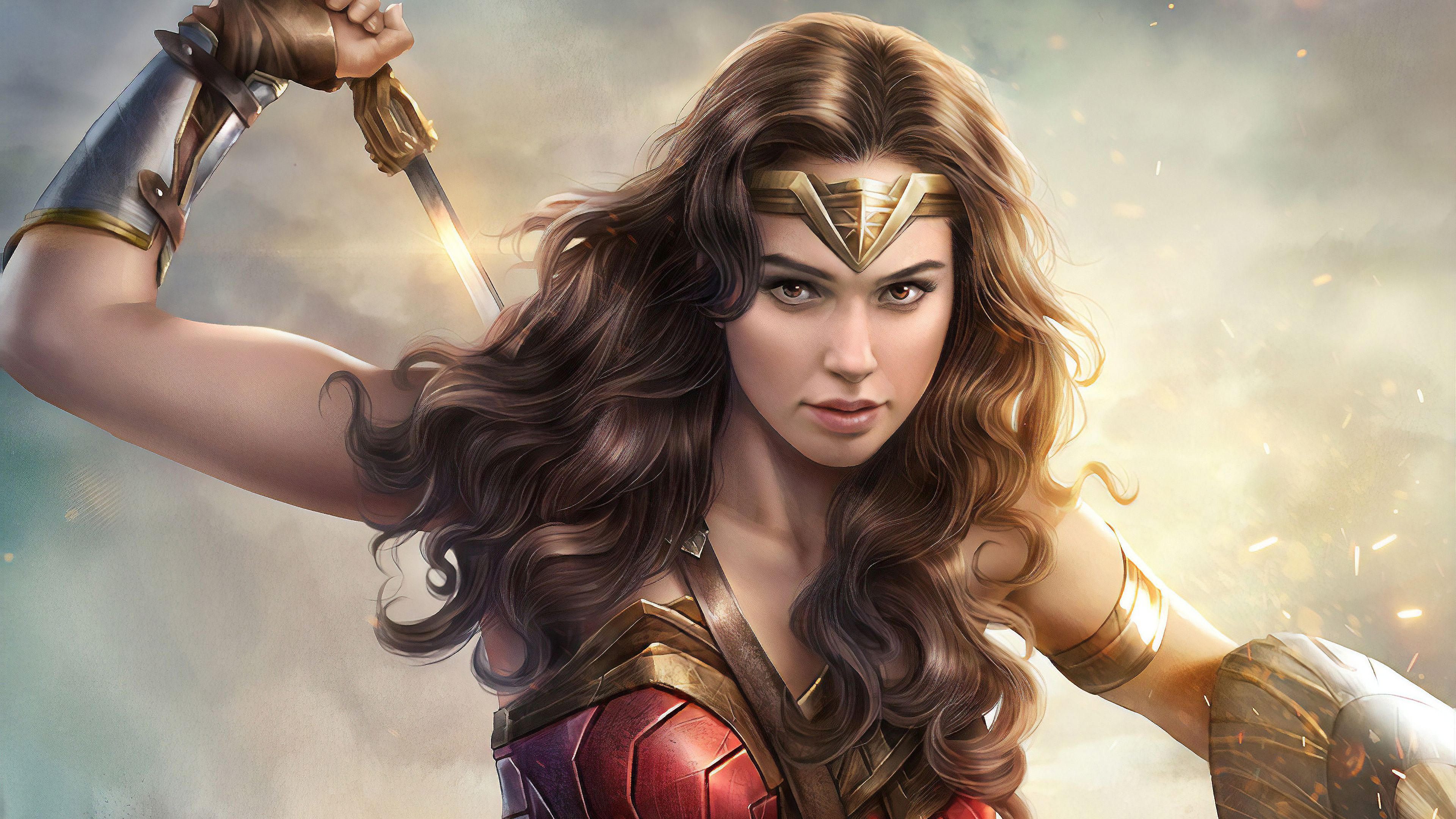 Wallpaper 4k 4k Gal Gadot Wonder Woman 4k Wallpaper, Artist Wallpaper, Artwork Wallpaper, Wallpaper, Hd Wallpaper, Superheroes Wallpaper, Wonder Woman Wallpaper